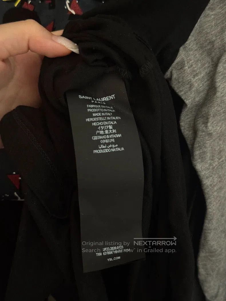 Saint Laurent Paris Saint Laurent Disney Mickey Raglan Tee. Size US M / EU 48-50 / 2 - 3 Thumbnail