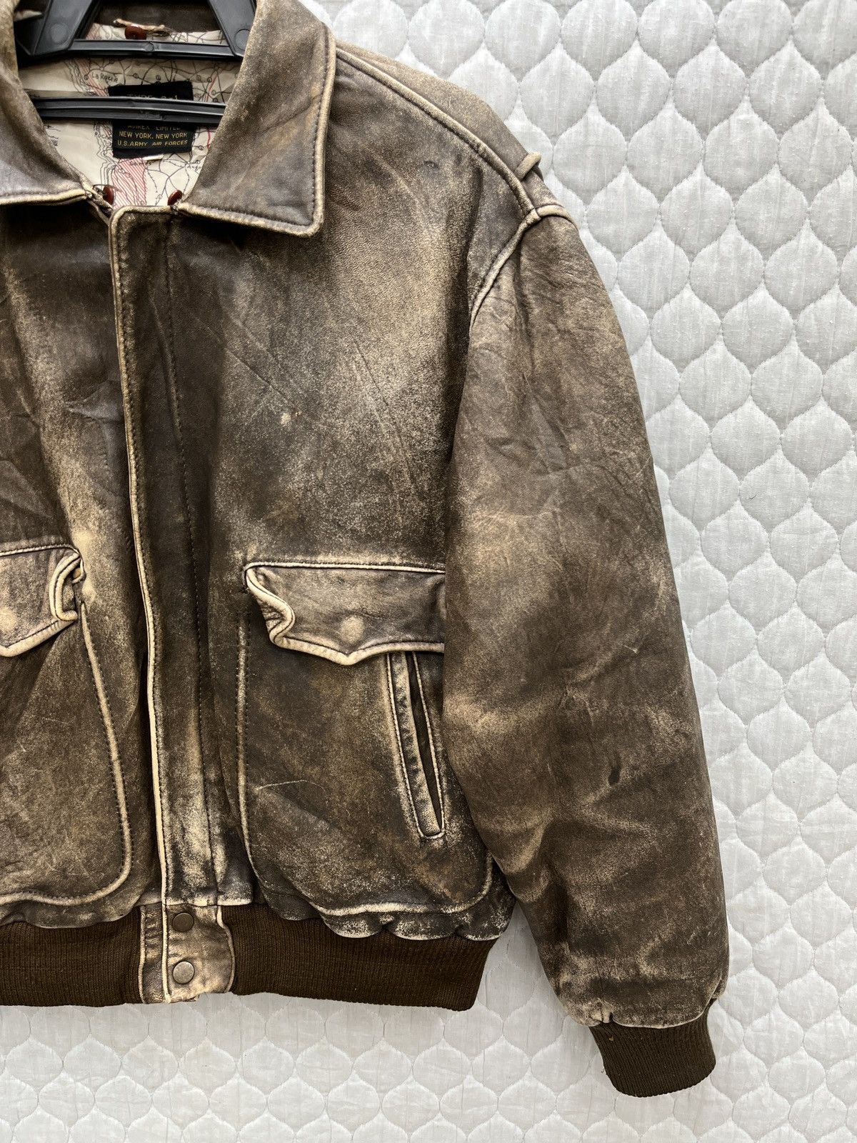 Avirex 🔥STEALS🔥 VTG AVIREX USAF TYPE G1 LEATHER JACKET Size US M / EU 48-50 / 2 - 3 Thumbnail