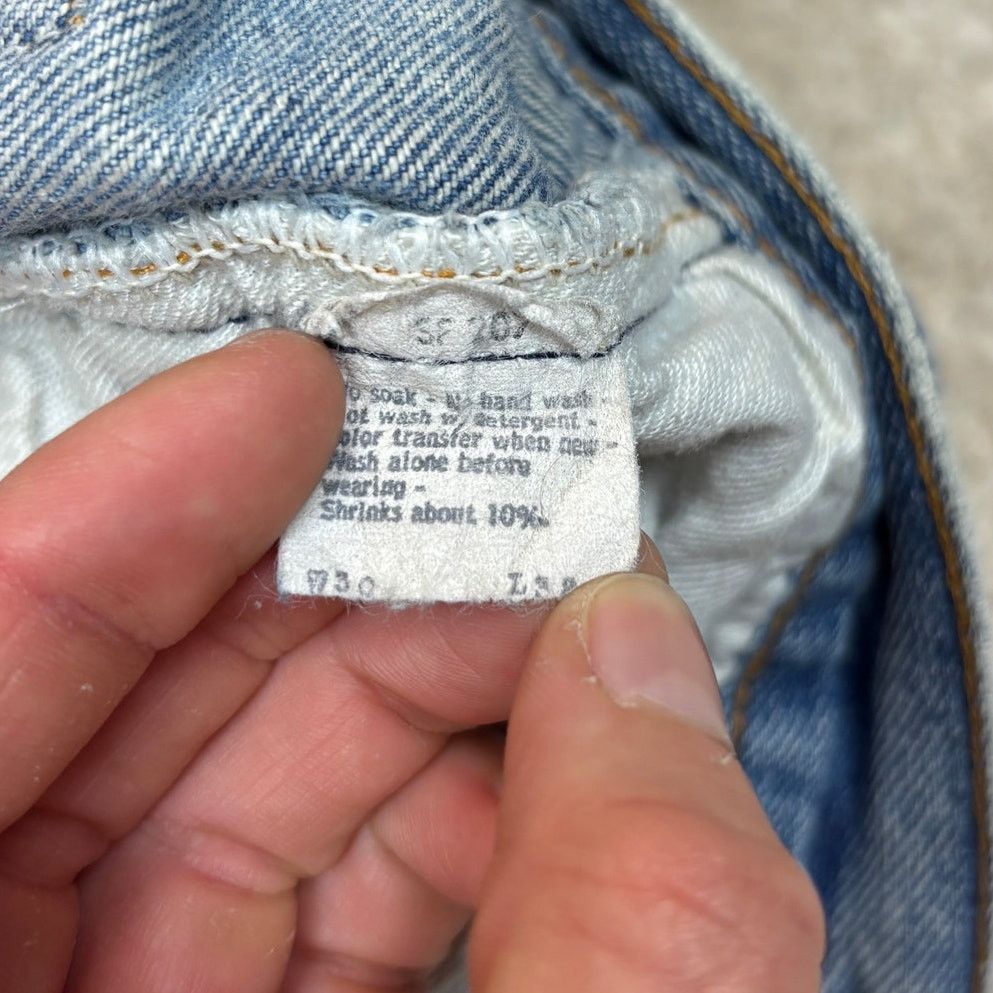 Levi's × Vintage Vintage 80s Levi's 501 Straight Leg Jeans 30x32 (28x29) Size US 28 / EU 44 - 10 Thumbnail