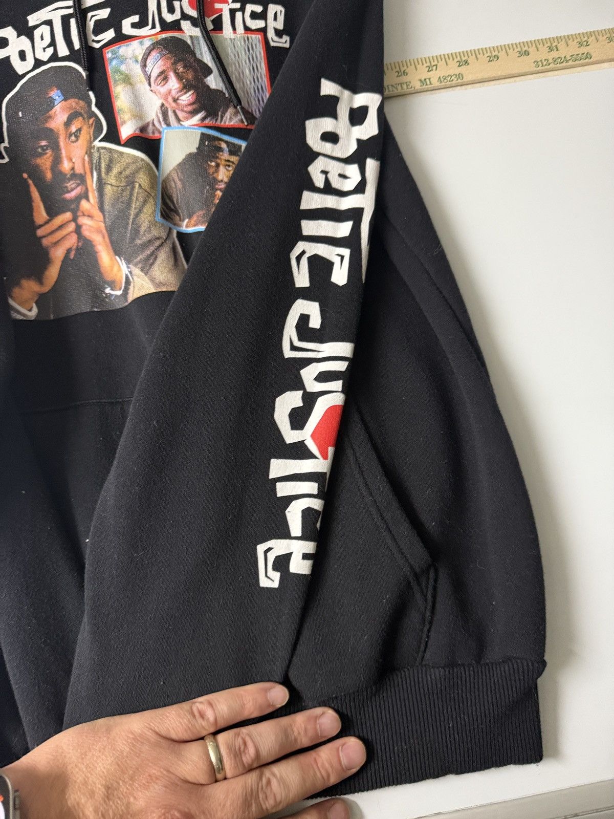 Chemistry VINTAGE 2-PAC - Poetic Justice Men’s S - Rare Black Hoodie Size US S / EU 44-46 / 1 - 2 Thumbnail