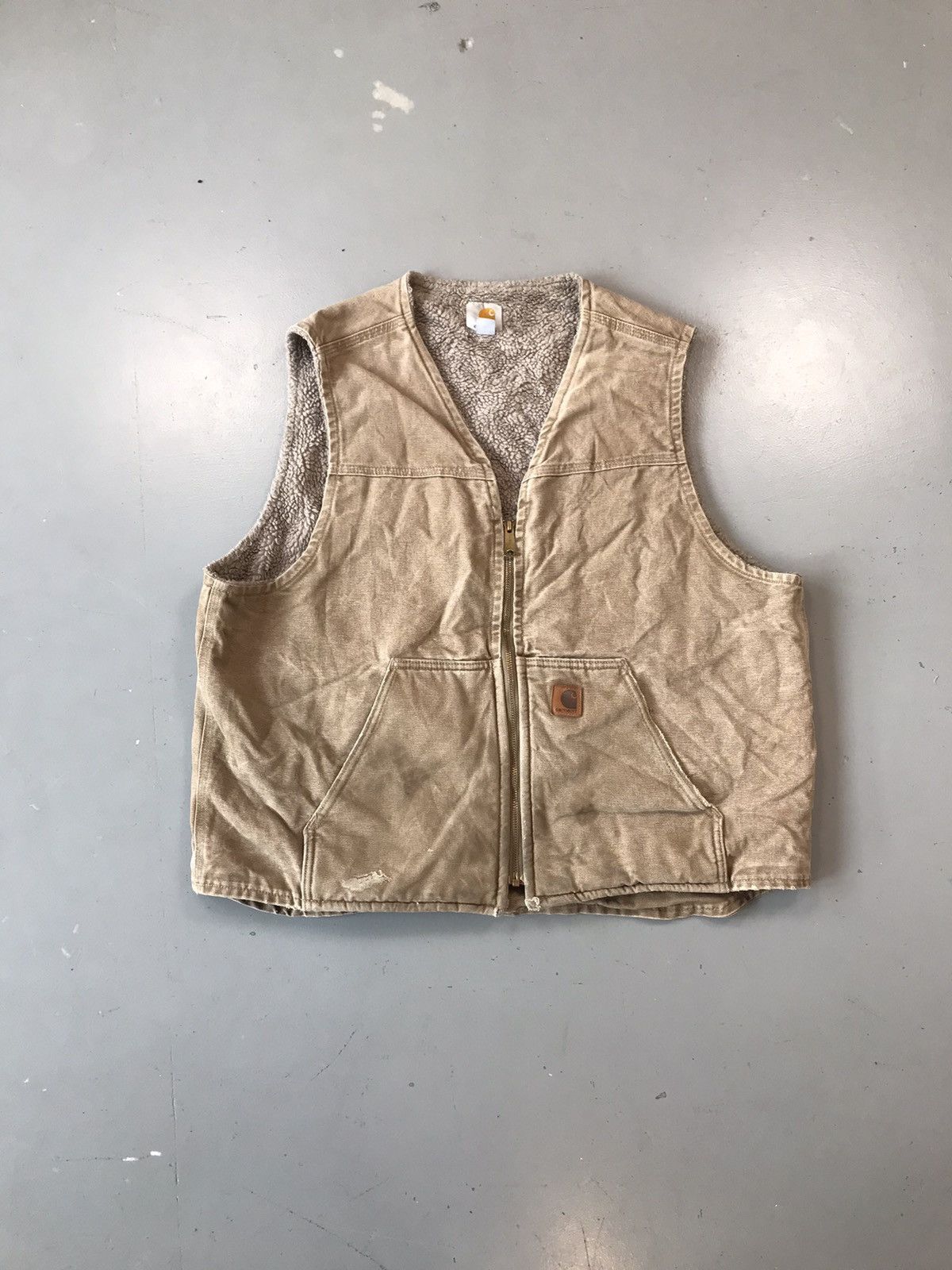 Carhartt × Vintage Vintage Carhartt V26 FRB Sherpa line active vest Size US XL / EU 56 / 4 - 1 Thumbnail