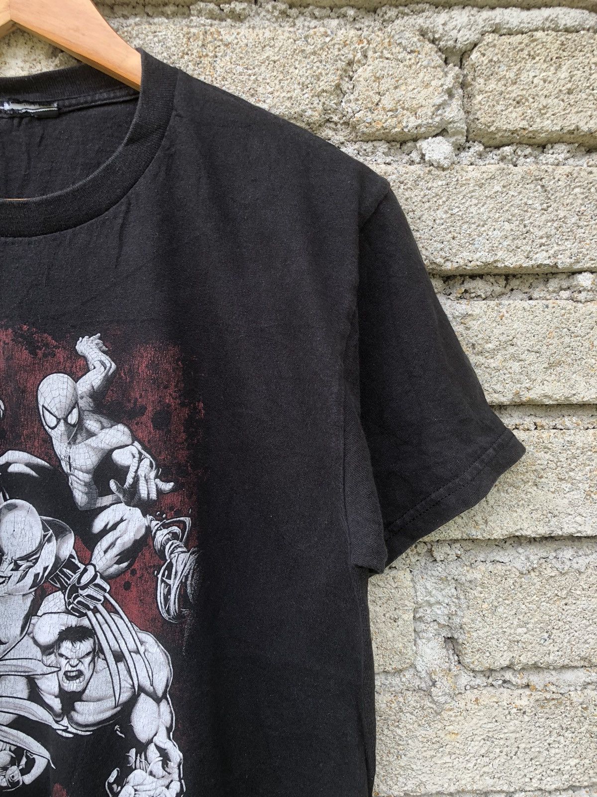 DC Comics × Marvel Comics × Vintage Vintage Y2K Mad Engine Marvel Characters Tshirt Size US M / EU 48-50 / 2 - 5 Thumbnail