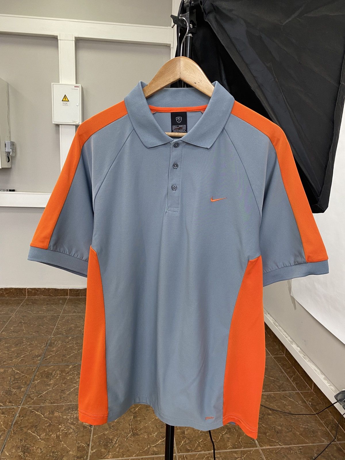 Nike × Tiger Woods 🇺🇸 Vintage 90s Nike Golf Polo T-Shirt Rare Retro Y2K Hype Size US L / EU 52-54 / 3 - 1 Thumbnail