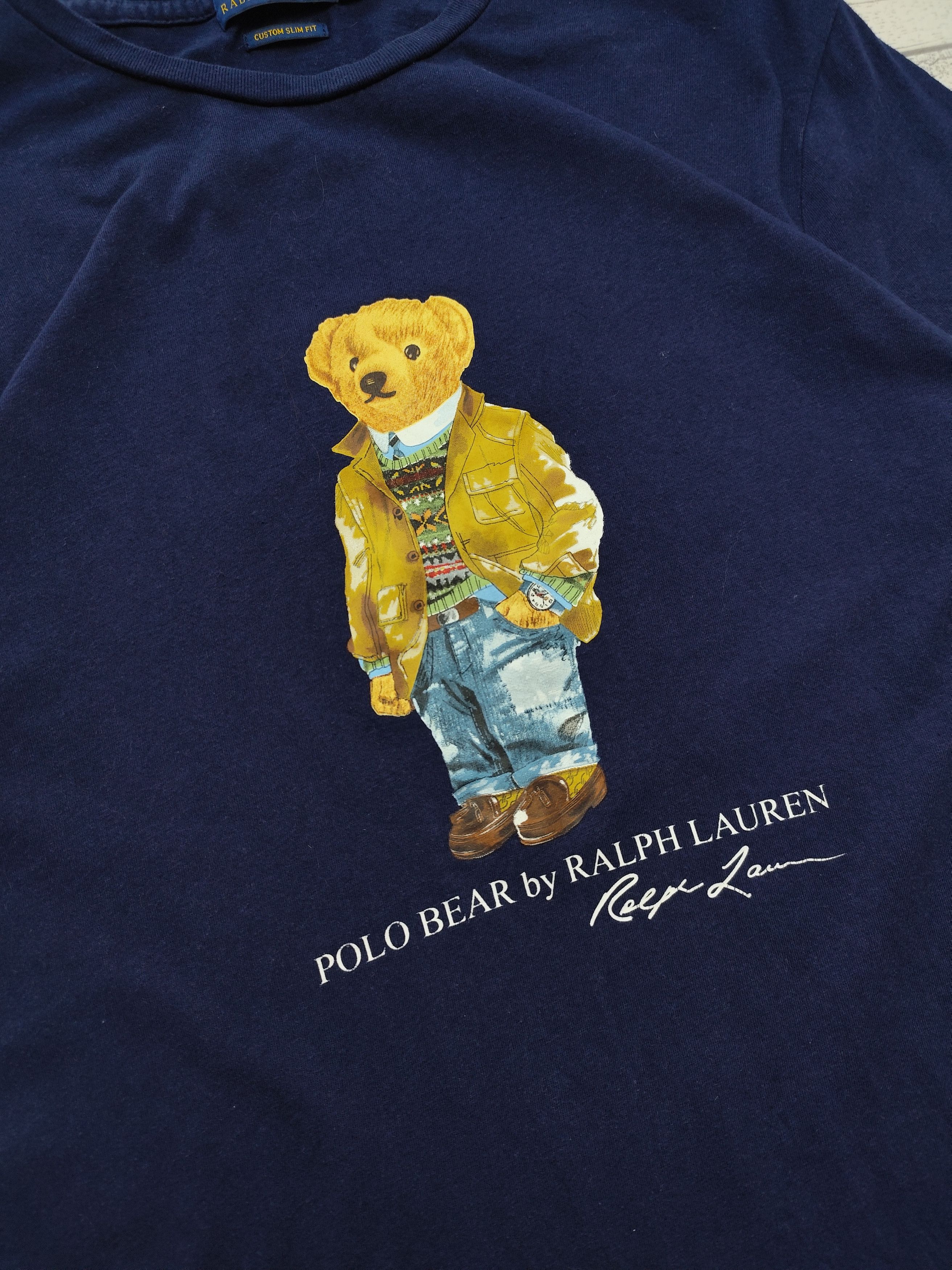 Polo Ralph Lauren × Ralph Lauren × Vintage Vintage streetwear y2k Polo Ralph Lauren Bear t-shirt Size US M / EU 48-50 / 2 - 2 Thumbnail