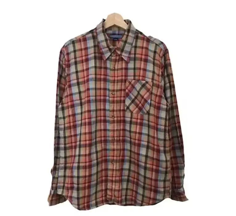 Flannel In Gray Plaid Tartan Flannel Shirt Size US L / EU 52-54 / 3 - 1 Thumbnail