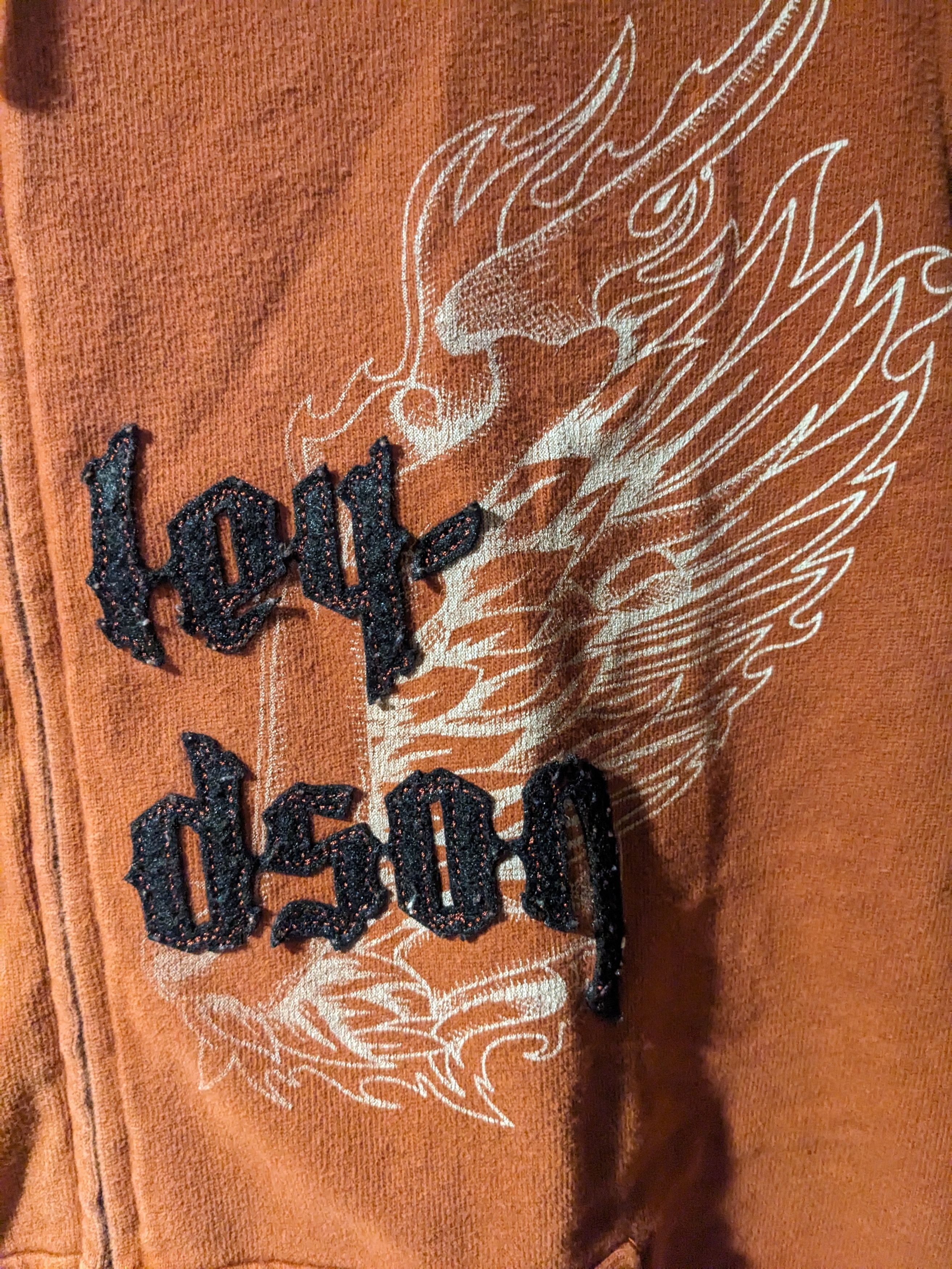 Harley Davidson × Vintage Vintage Y2K Harley Davidson Motorcycle Large Full Zip Hoodie Size L / US 10 / IT 46 - 3 Thumbnail