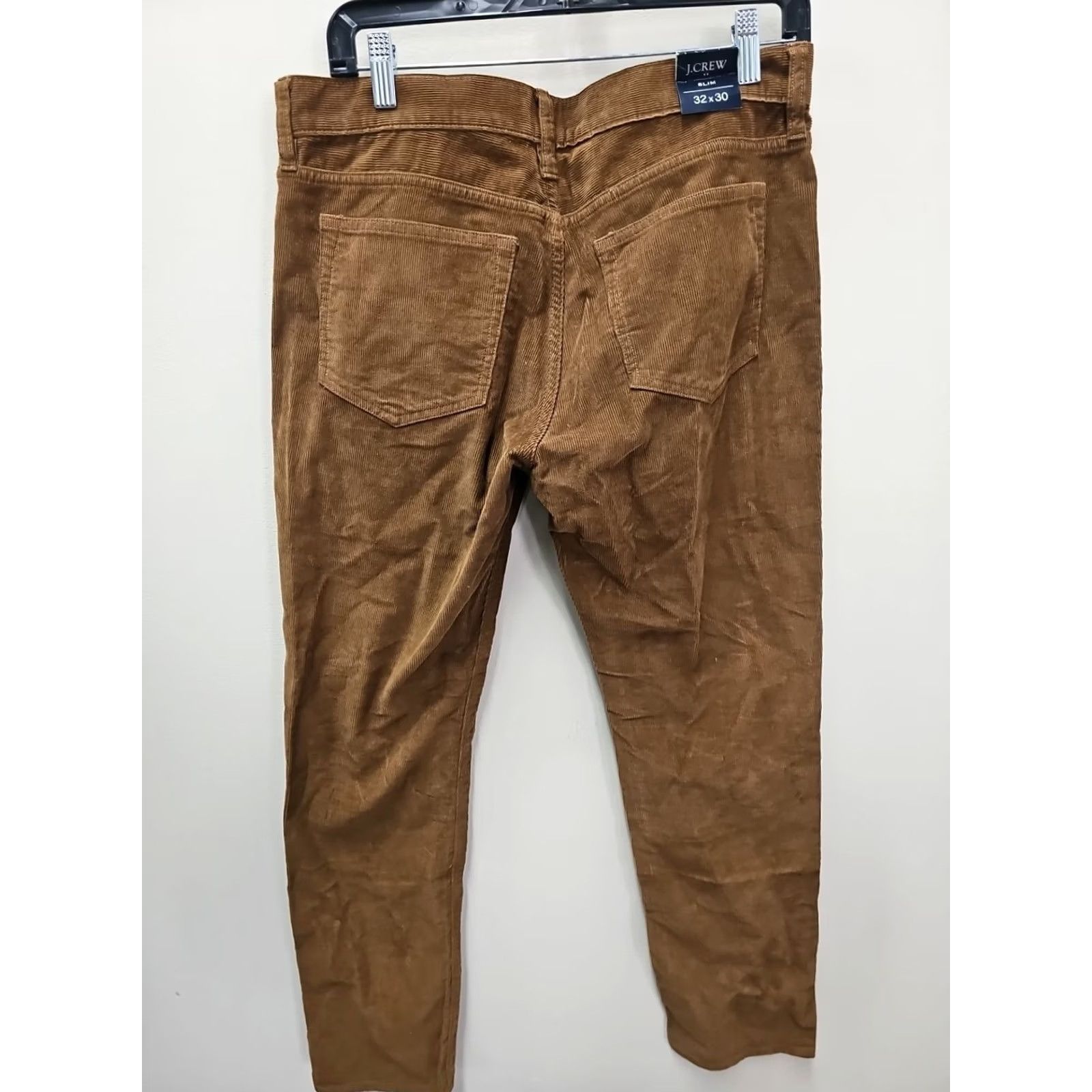 J.Crew J.Crew Slim Fit Corduroy Pants Mens 32x30 Brown Slim Classic 5-Pocket Chino Pants Size US 32 / EU 48 - 2 Thumbnail