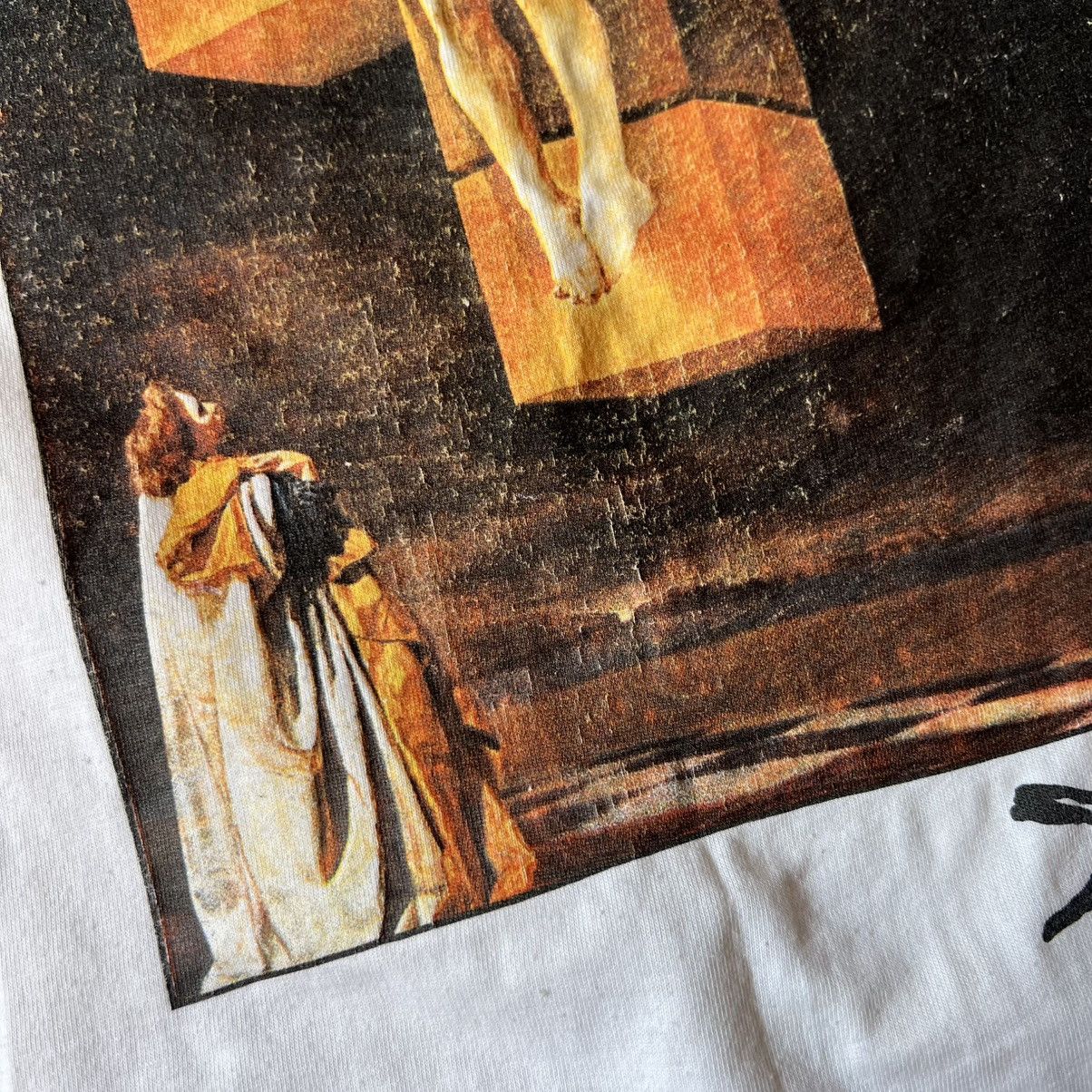 Vintage RARE Salvador Dali Crucifixion (Corpus Hypercubus) Size US L / EU 52-54 / 3 - 5 Thumbnail