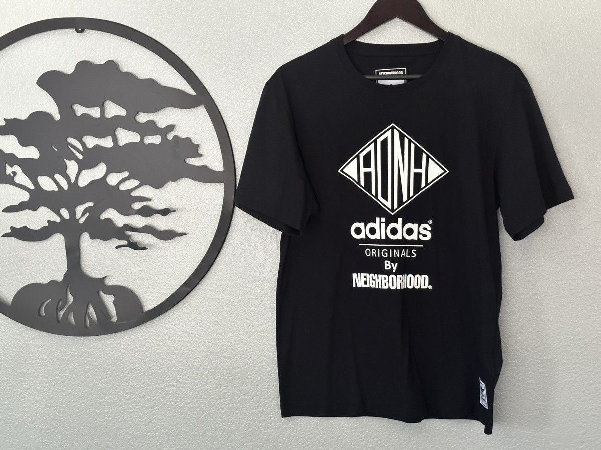 Adidas Neighborhood NEIGHBORHOOD X ADIDAS ORIGINALS BLACK DIAMOND LOGO T SHIRT Grailed