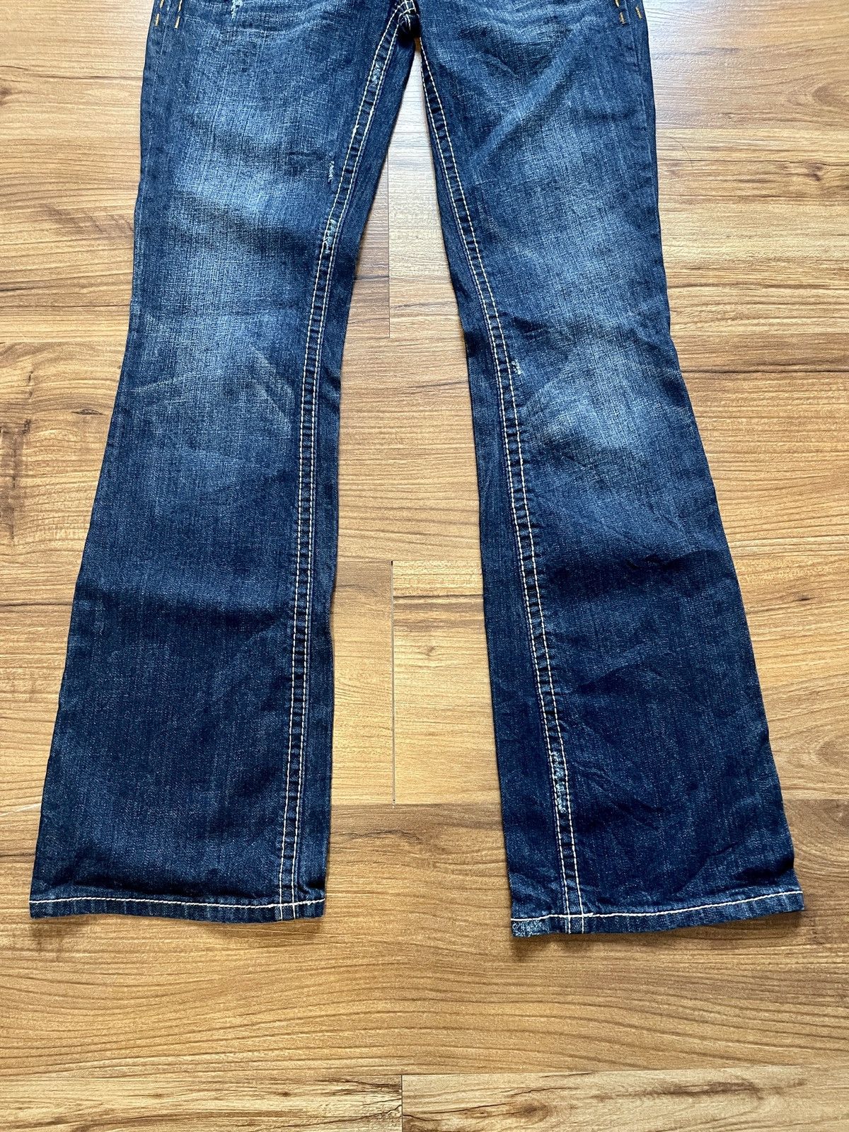 Mek Denim VINTAGE FLARED MEK DENIM OAXACA RARE HANDCRAFTED SIZE 30X31 Size 30" / US 8 / IT 44 - 3 Thumbnail