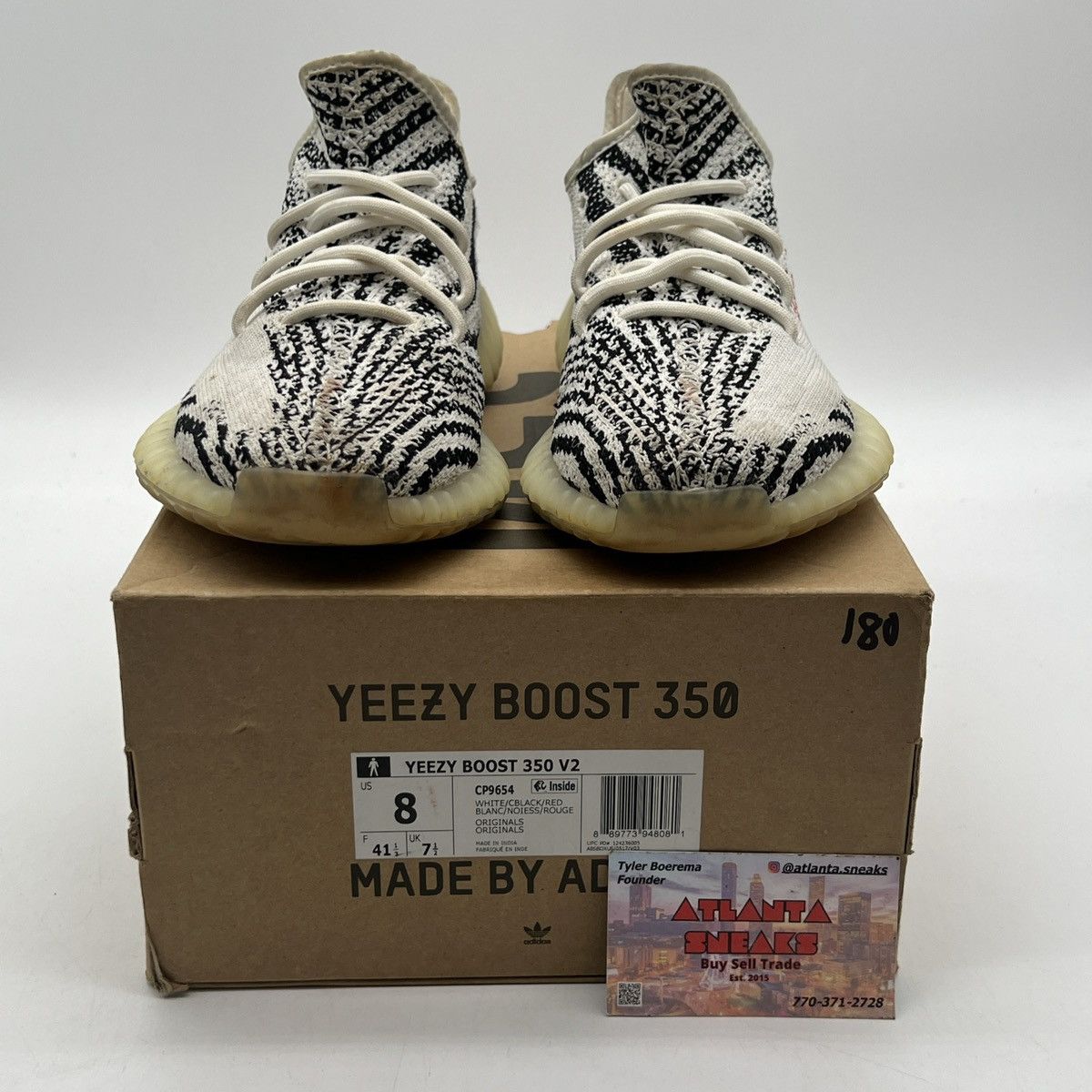 Adidas Yeezy boost 350 zebra Size US 8 / EU 41 - 2 Thumbnail