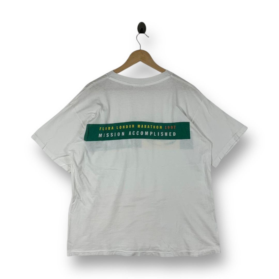 Other Vintage 1997 Flora London Marathon Double Sided Graphic Tee Size US L / EU 52-54 / 3 - 4 Thumbnail