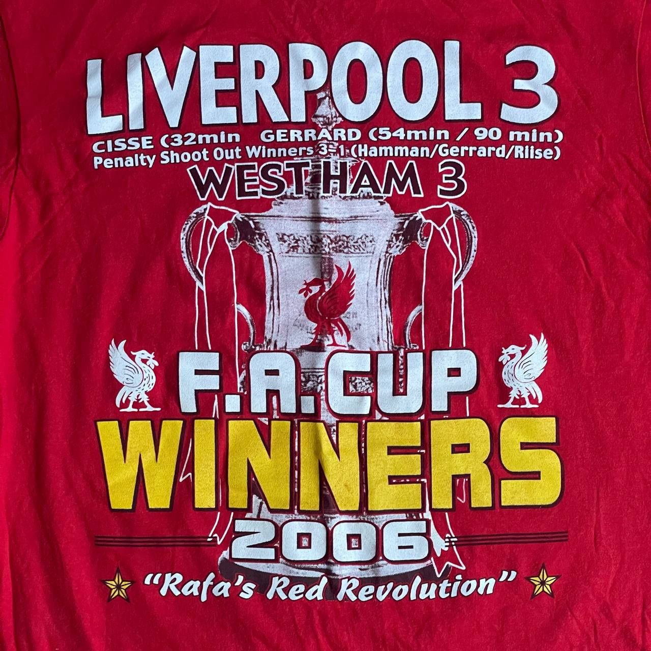 Vintage Liverpool Winner Starworld Merch F.A. Cup 2006 Size US M / EU 48-50 / 2 - 3 Thumbnail