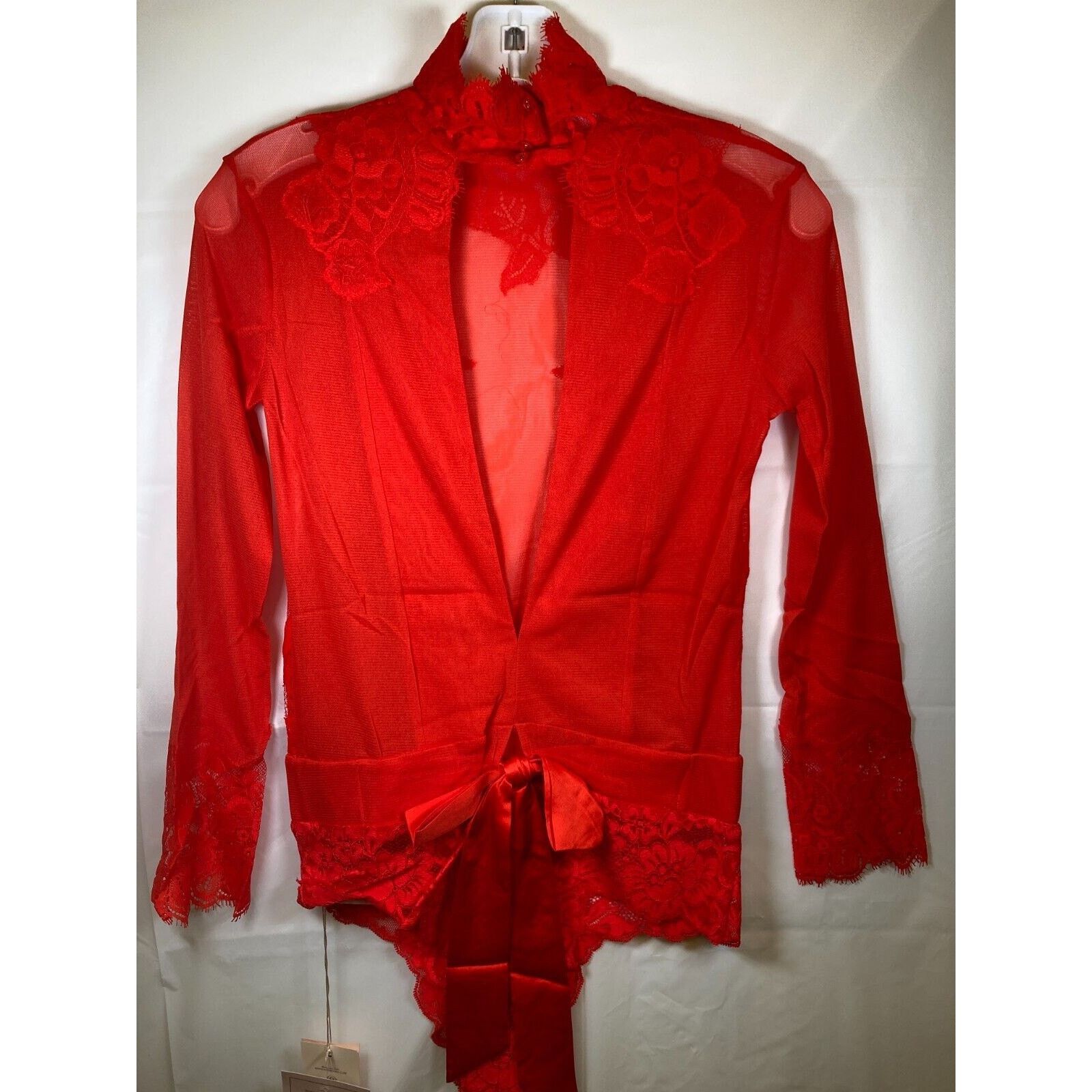 Free People FREE PEOPLE Take HAH Bow Lingerie 1Piece Blood Orange Small Size S / US 4 / IT 40 - 3 Thumbnail