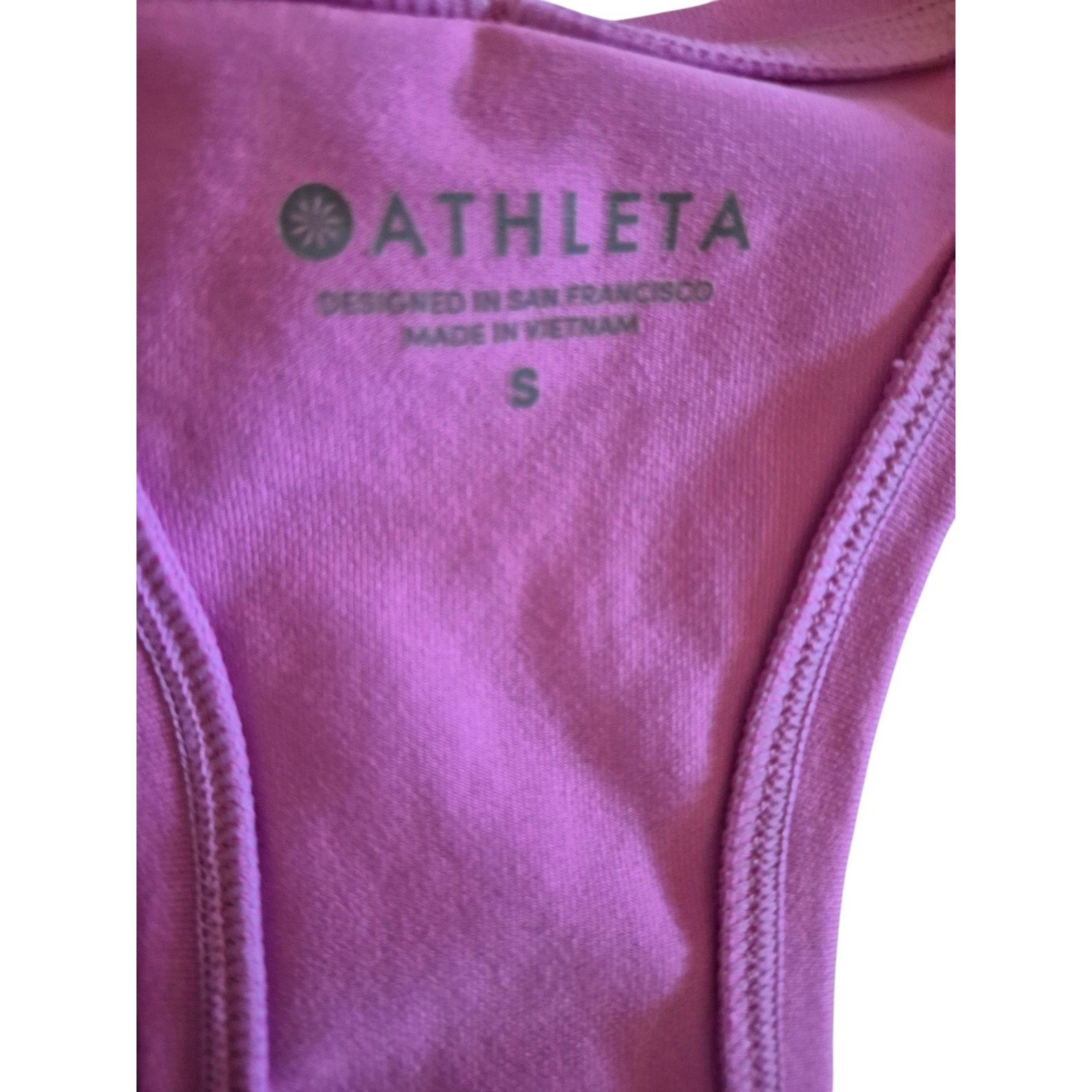 Athleta Athleta Shanti Powervita Racerback Athletic Tank Top Pink Pi Size S / US 4 / IT 40 - 4 Thumbnail