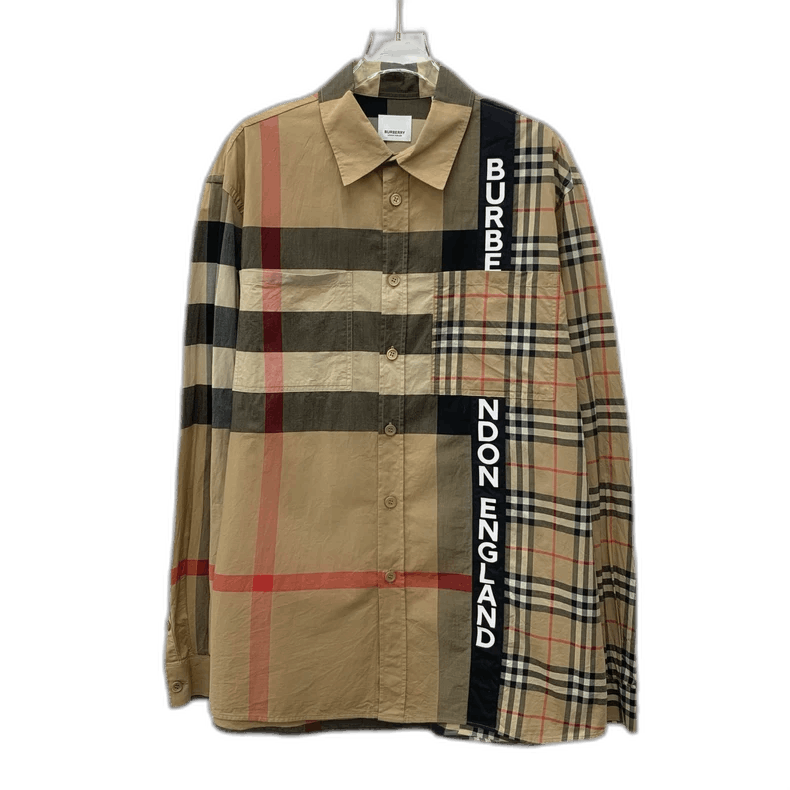 Burberry Burberry Brown Plaid Long Sleeve Shirt Size US L / EU 52-54 / 3 - 1 Thumbnail