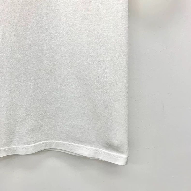 Balenciaga Balenciaga White Logo Print Cotton TShirt-2506 Size M / US 6-8 / IT 42-44 - 4 Thumbnail