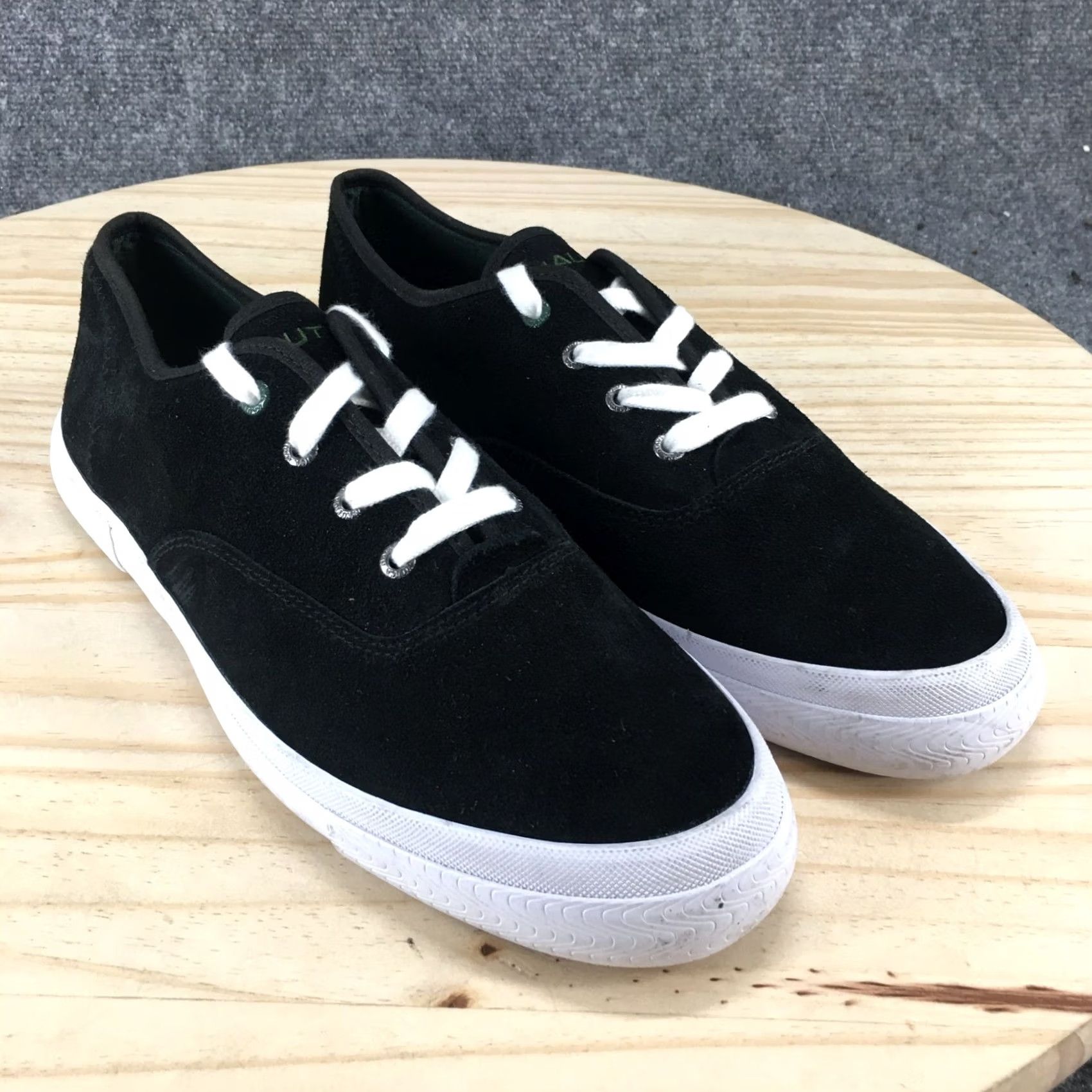 Nautica Nautica Shoes Mens 12 Sneakers Black Leather Low Top Round Toe Casual Comfort Mens Shoes Size US L / EU 52-54 / 3 - 3 Thumbnail