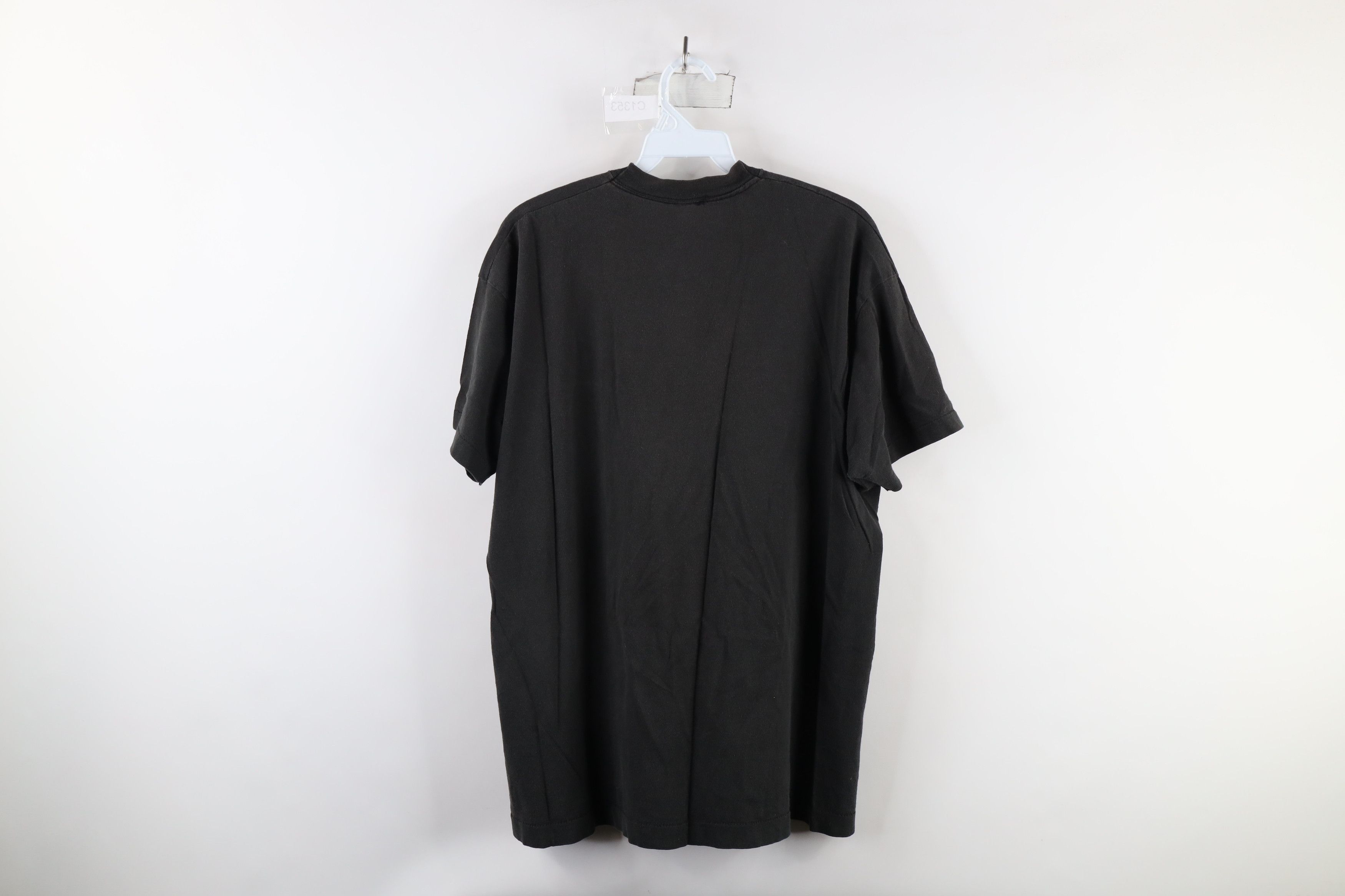 Vintage Vintage 90s Streetwear Short Sleeve T-Shirt Black Cotton USA Size US L / EU 52-54 / 3 - 7 Thumbnail