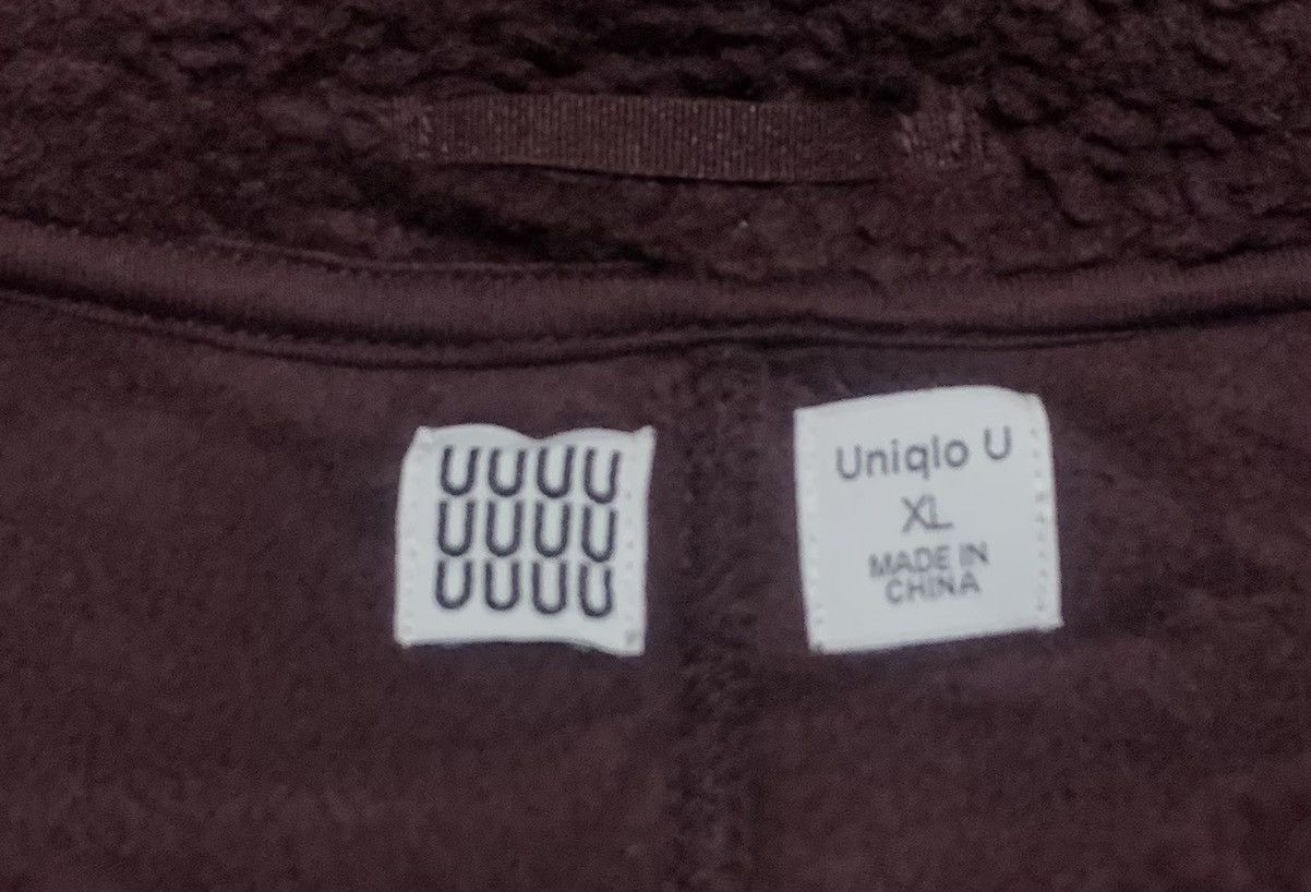 Japanese Brand UUU Uniqlo Deep Pile Sherpa Jacket Size US XL / EU 56 / 4 - 4 Thumbnail