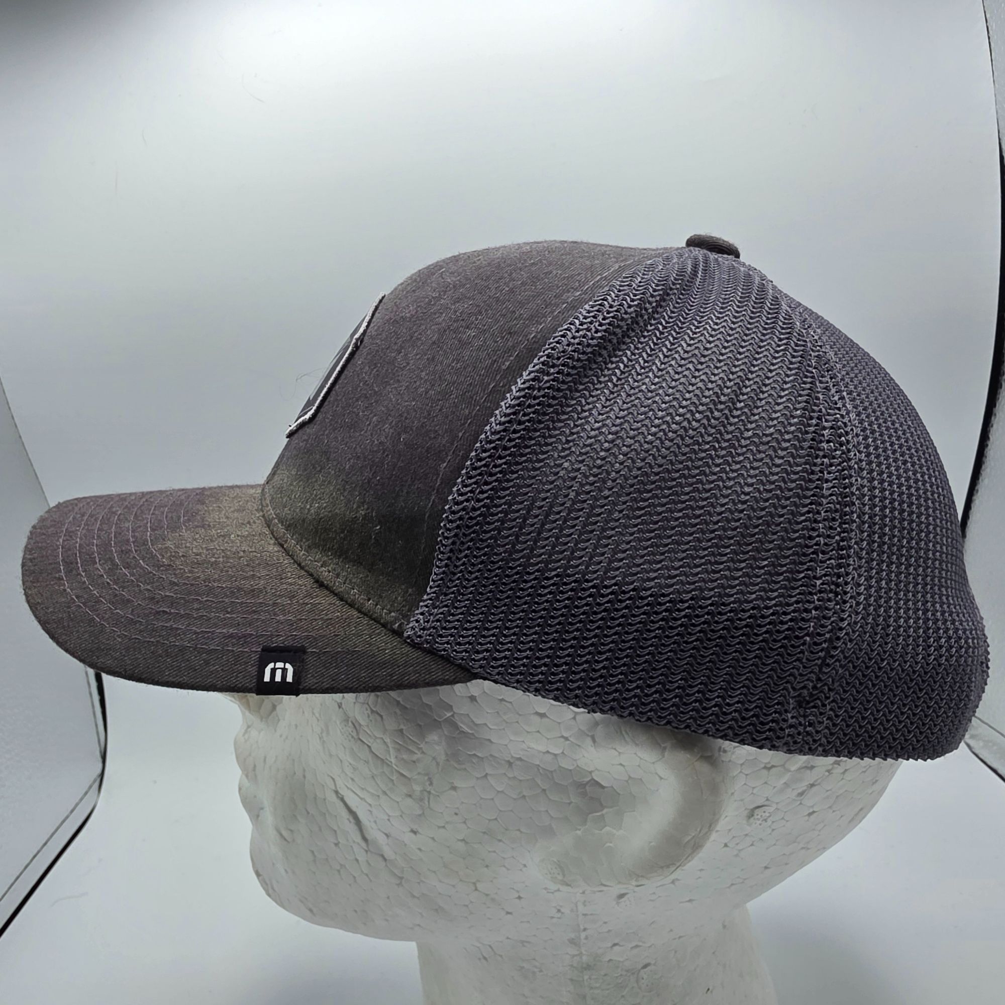 TravisMathew Travis Mathew Gray Snapback Trucker Hat Casual Adjustable Ou Size ONE SIZE - 2 Thumbnail