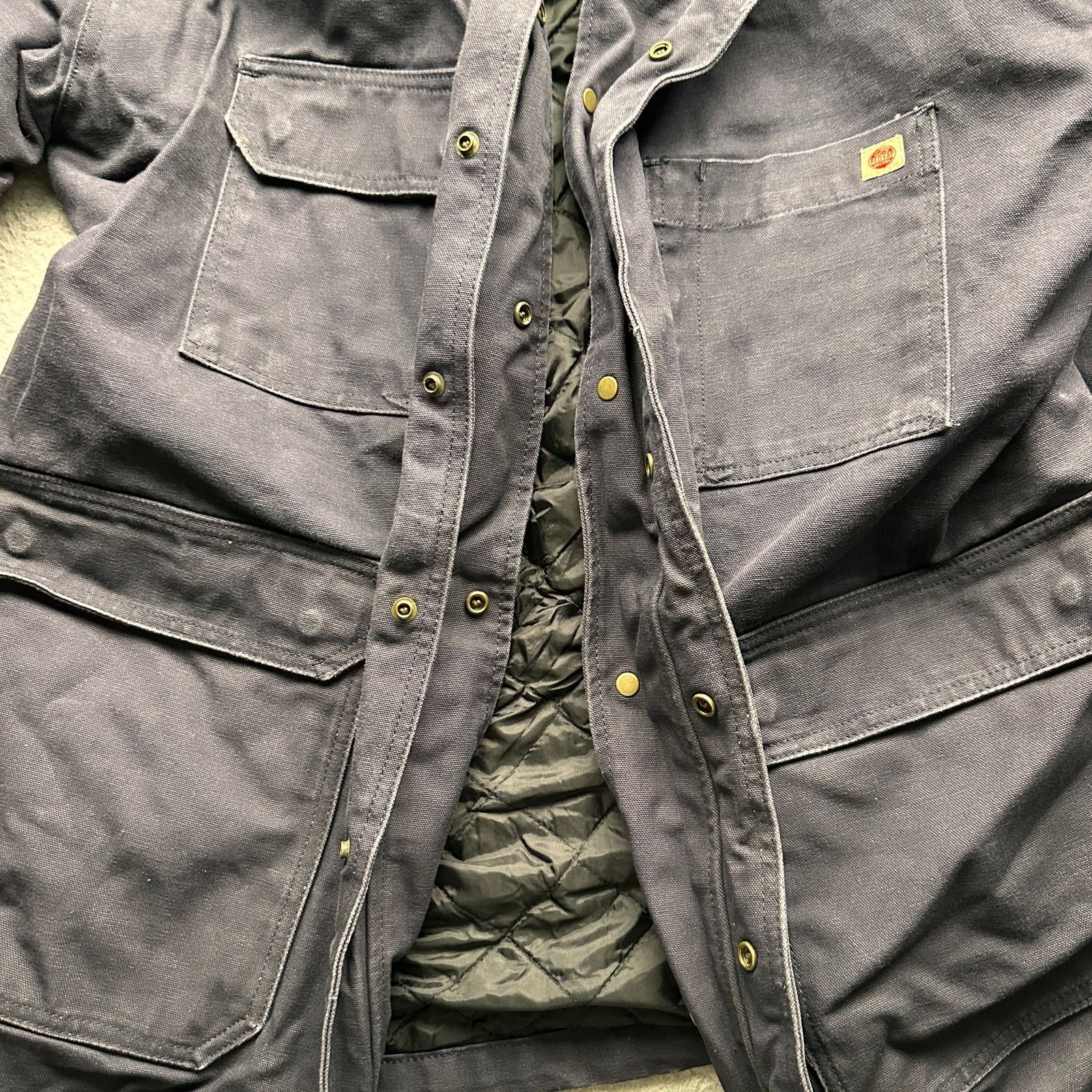 Other Red Kap Duck Canvas Chore Coat Jacket Mens XXL Navy Blue Size US XXL / EU 58 / 5 - 7 Thumbnail
