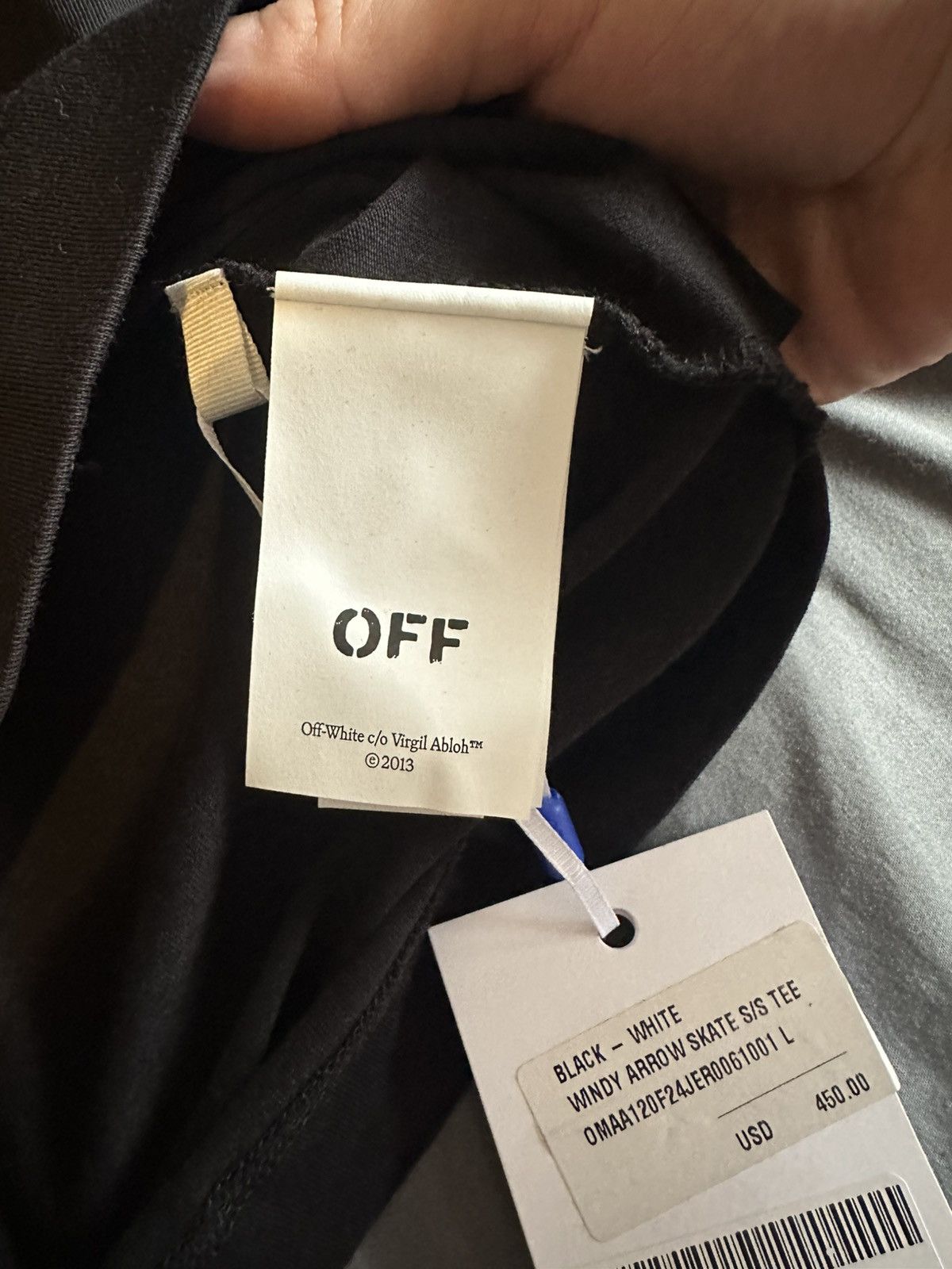 Off-White Off-White Windy Arrow SS Skate tee Size US L / EU 52-54 / 3 - 5 Thumbnail