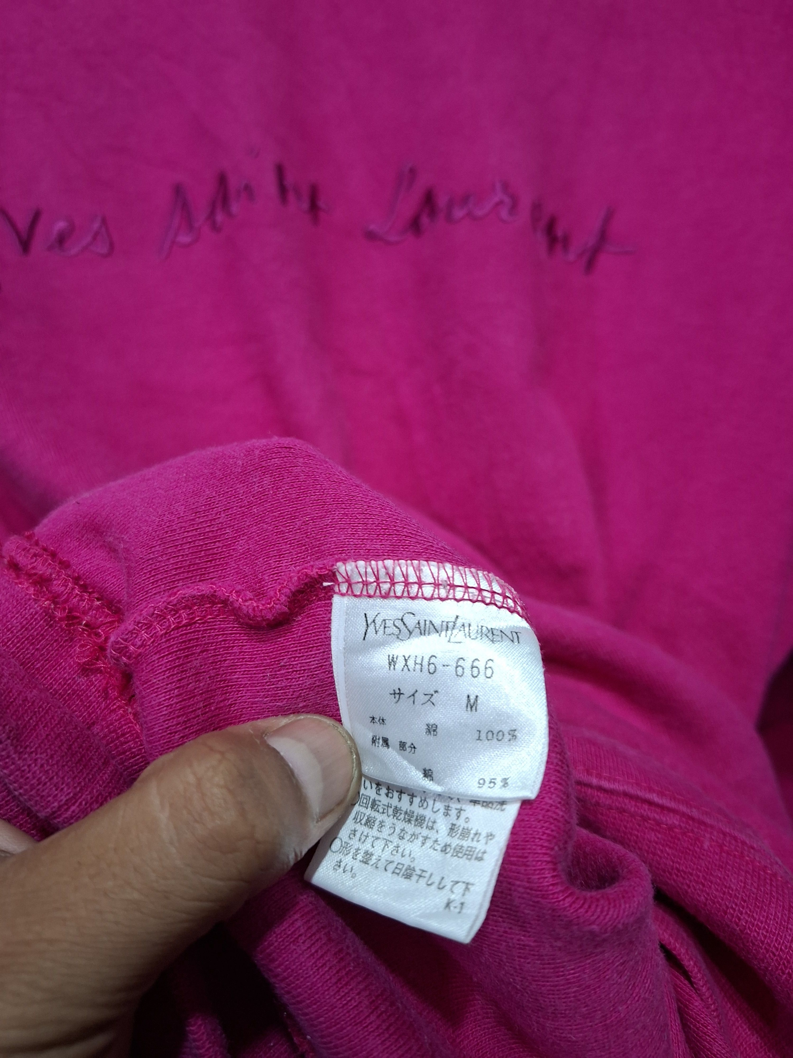 Yves Saint Laurent VINTAGE YVES SAINT LAURENT EMBROIDERED LOGO SWEATSHIRT Size US M / EU 48-50 / 2 - 6 Thumbnail