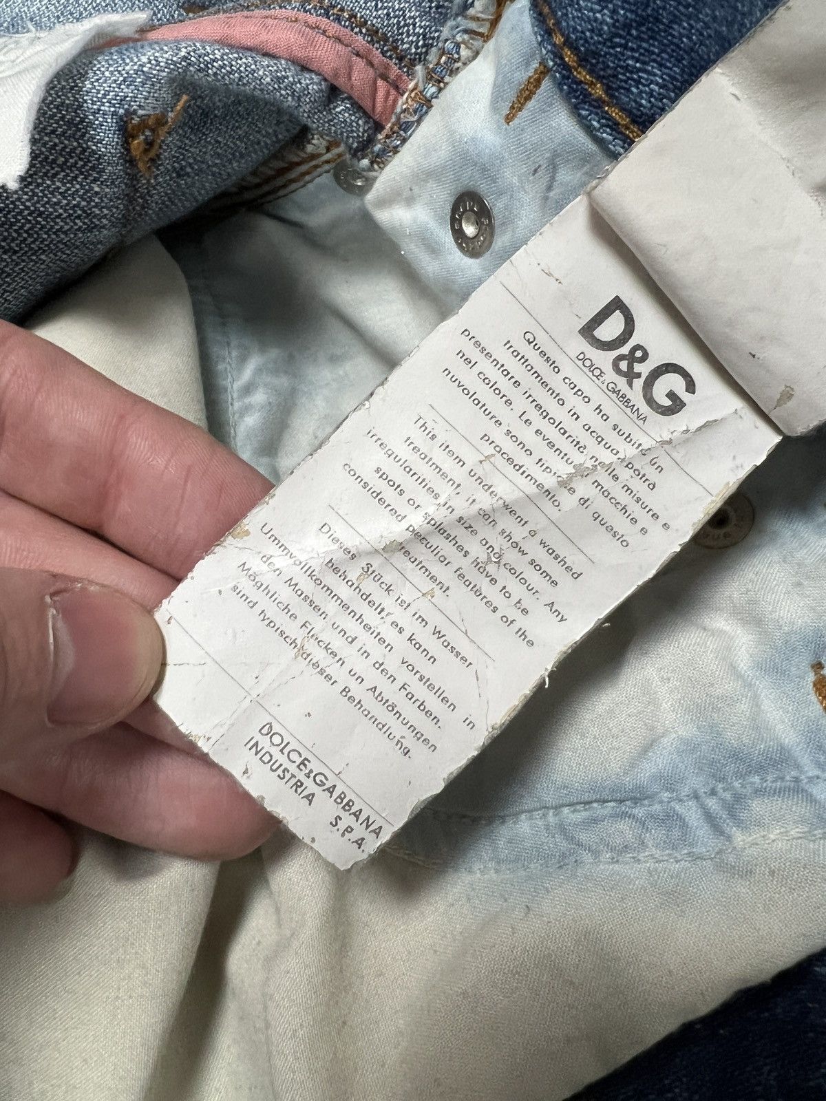 Dolce & Gabbana Vintage Dolce Gabbana D&G luxury men’s jeans Size US 31 - 9 Thumbnail