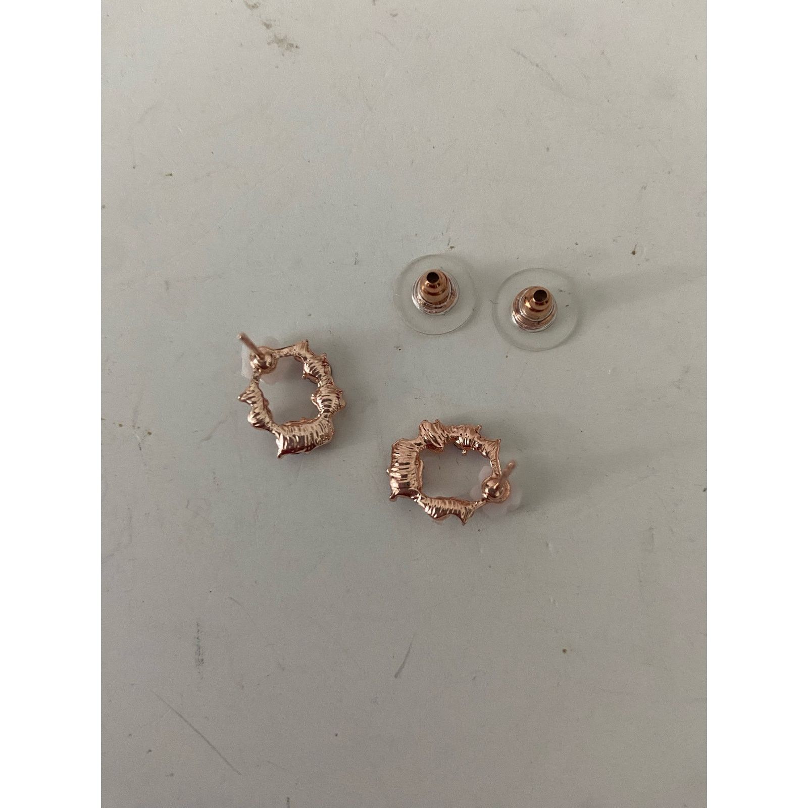 Handmade Floral rhinestone earrings Size ONE SIZE - 3 Thumbnail