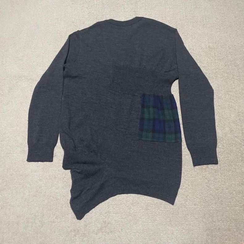 Y's Y's Early Patchwork Irregular Sweater Size US M / EU 48-50 / 2 - 2 Thumbnail