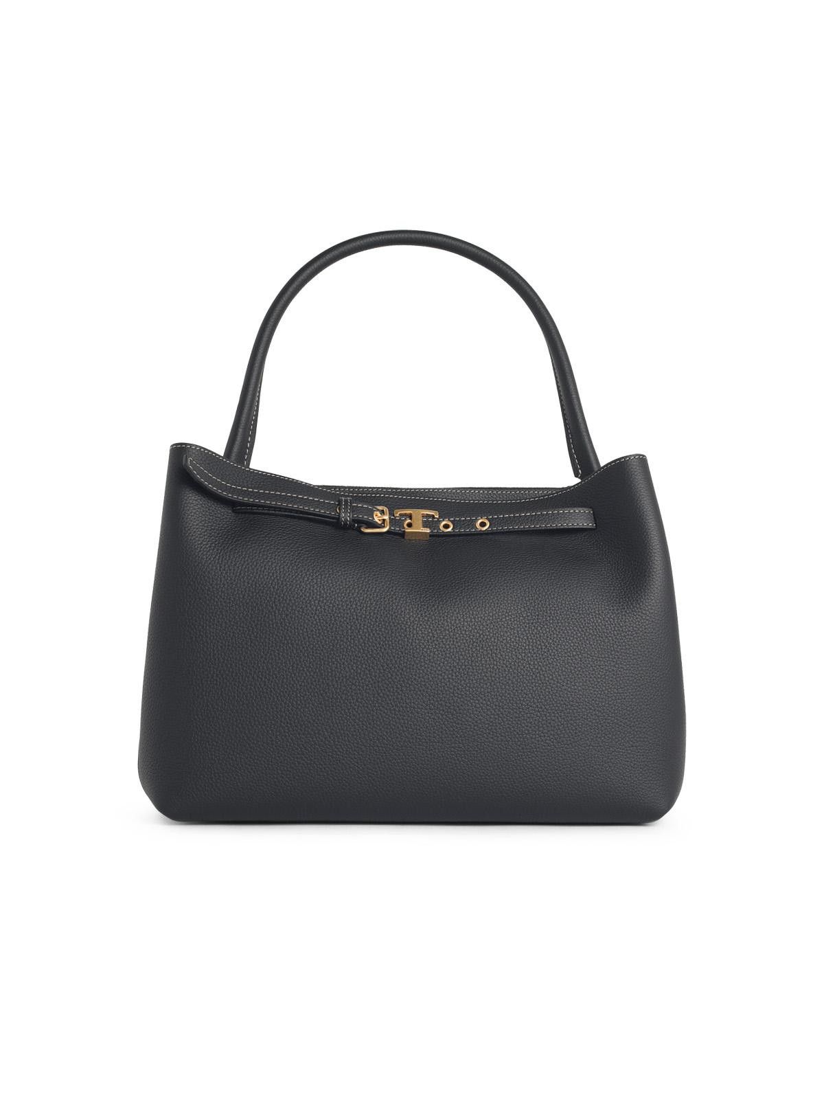 Tod's TOD'S 'Tim' Small Black Leather Handbag Size ONE SIZE - 1 Thumbnail