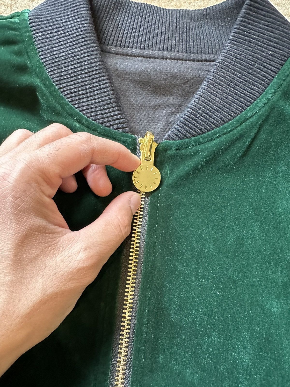 Other Timeless Piece Custom Reversible Bomber Jacket Green Size US M / EU 48-50 / 2 - 2 Thumbnail