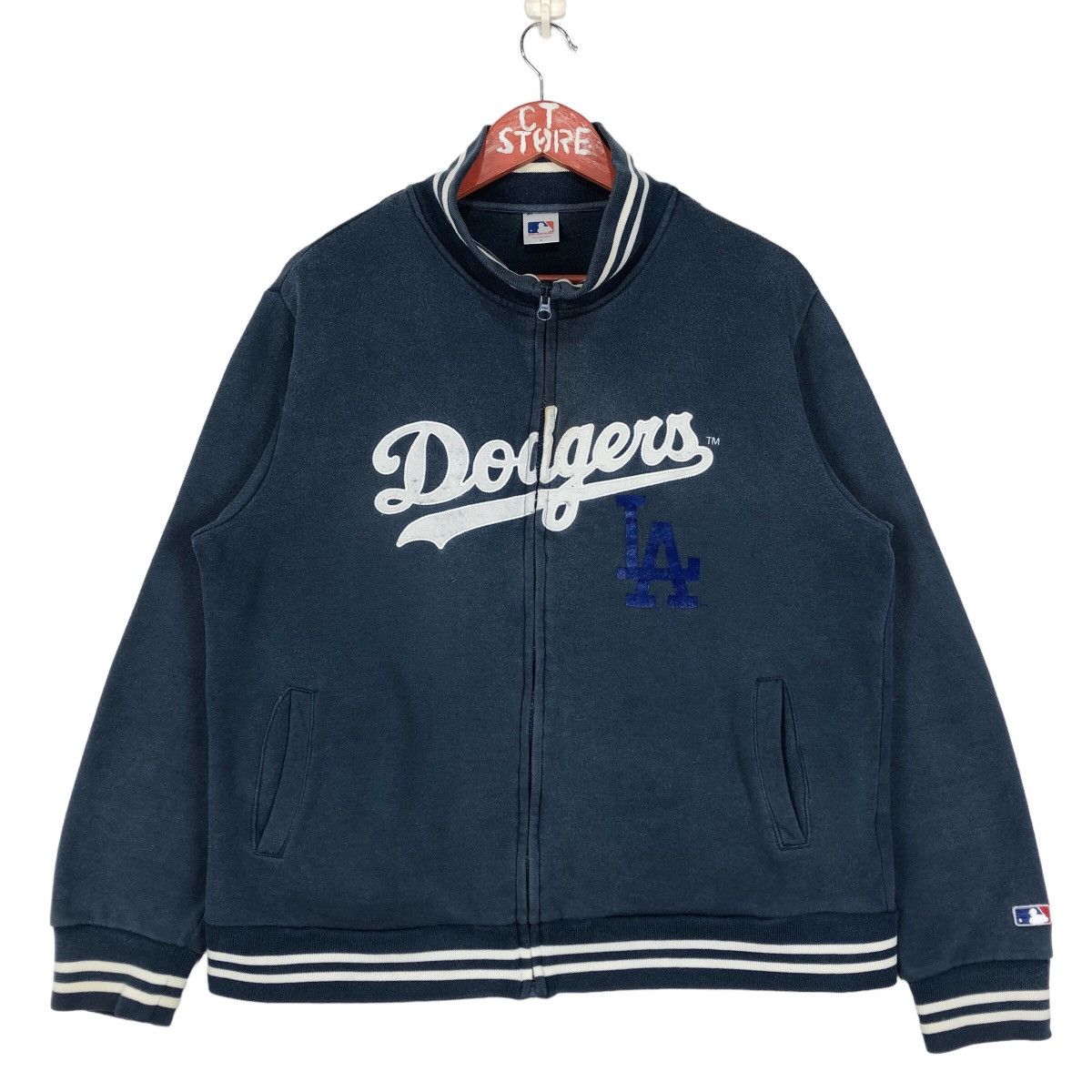 image of La Dodgers x Mlb L.a Dodgers Jacket Size M in Dark Blue, Men's