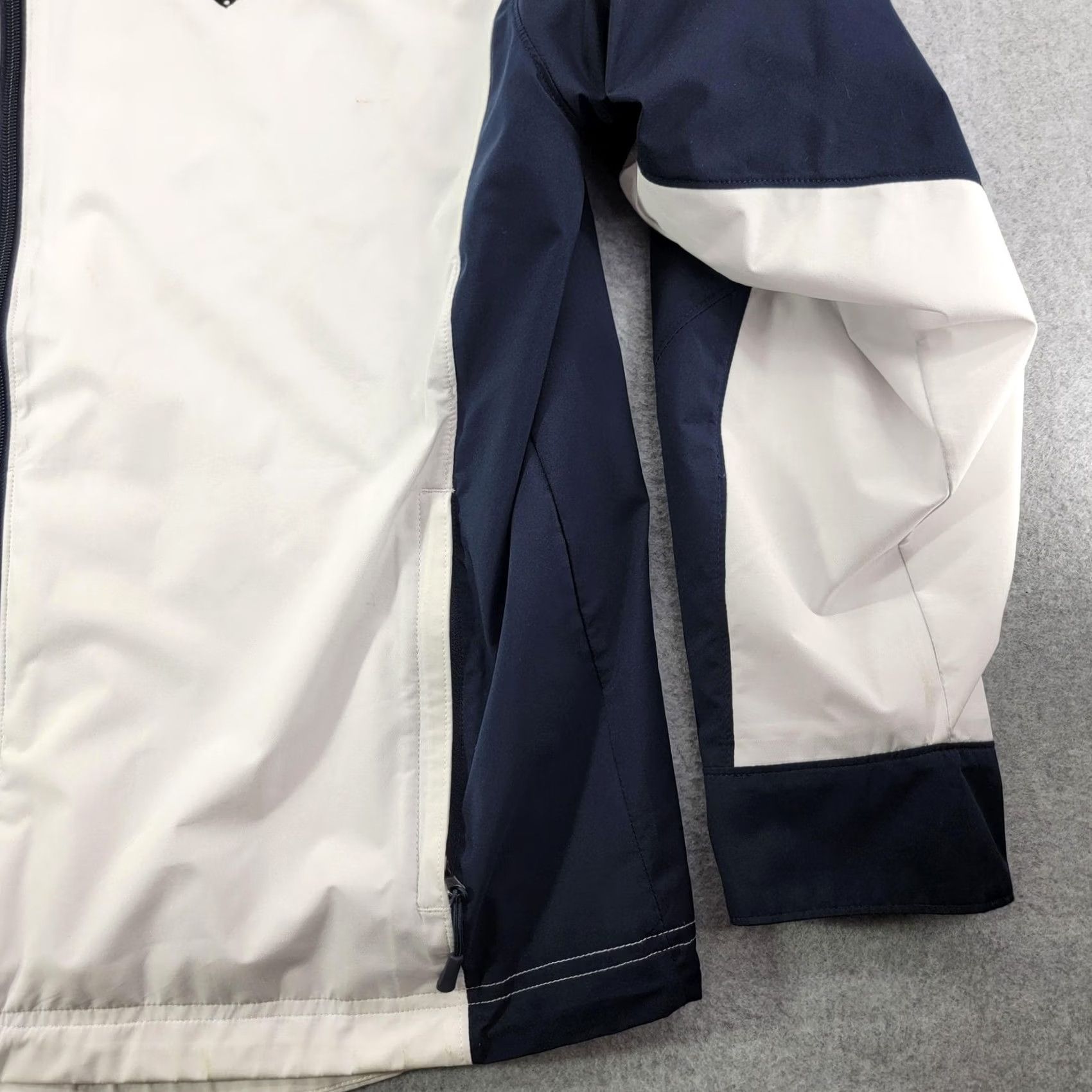 Nautica VINTAGE Princess Cruises Jacket Mens XL White Navy Full Zip Windbreaker Nautical Anchor Size US XL / EU 56 / 4 - 4 Thumbnail