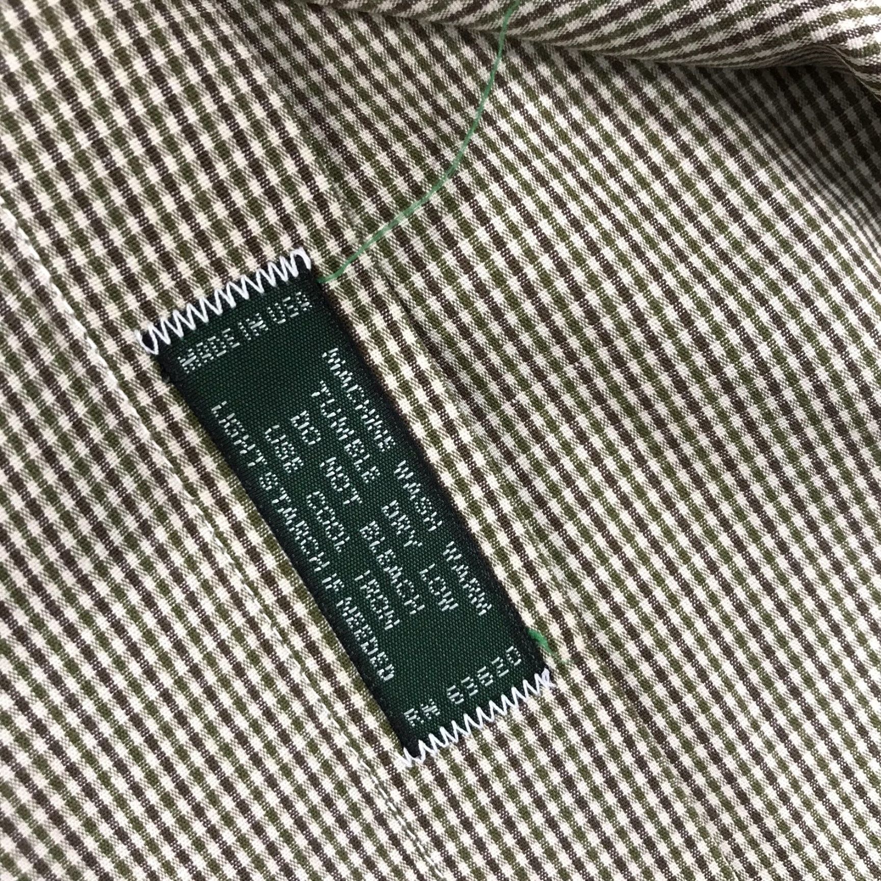 Vintage VINTAGE Gitman Bros Shirt Mens 16 34 Brown Check Button Made USA Cotton Dress Shirt Mens 16 34 Brown Check Business Dress Size 42R - 6 Thumbnail