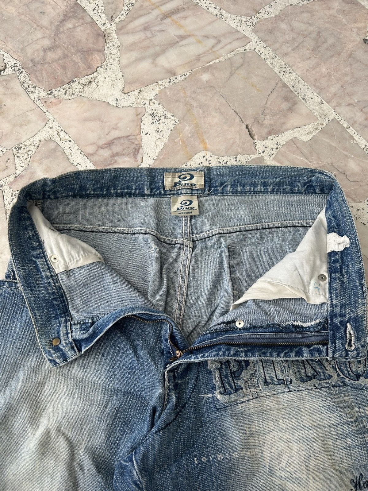 Other Piko Denim Cargo Y2K Pants Size US 30 / EU 46 - 9 Thumbnail
