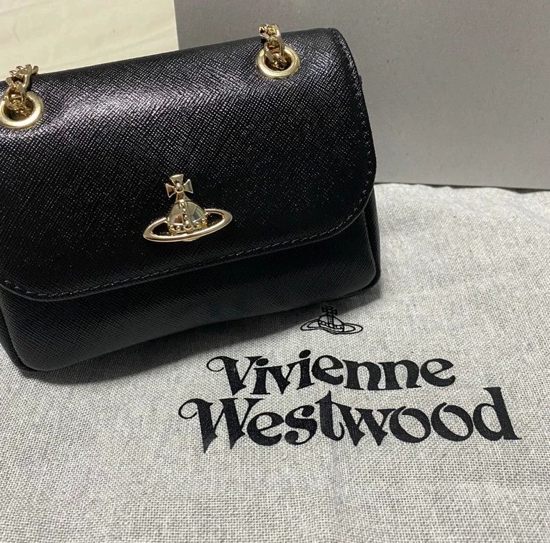 Vivienne Westwood Vivienne Westwood size os Earth Logo Snap-On Shoulder Bag w Size ONE SIZE - 4 Thumbnail