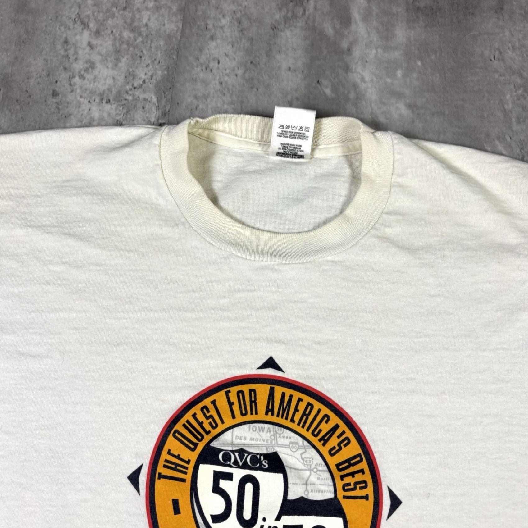 Fruit Of The Loom VINTAGE Fruit of the Loom 90s T Shirt White XL Mens Size US XL / EU 56 / 4 - 6 Thumbnail