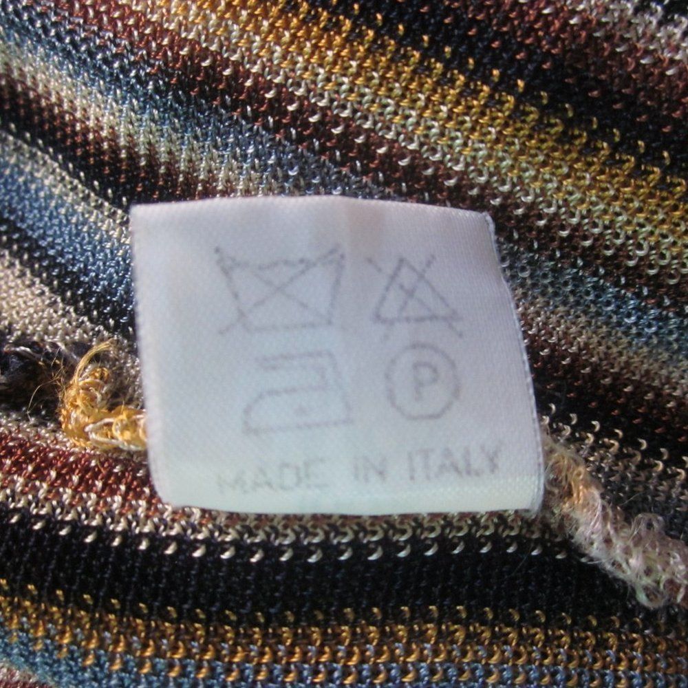 Zanella Zanella Womens Striped Open Front Crop Cardigan Size XL Size L / US 10 / IT 46 - 5 Thumbnail