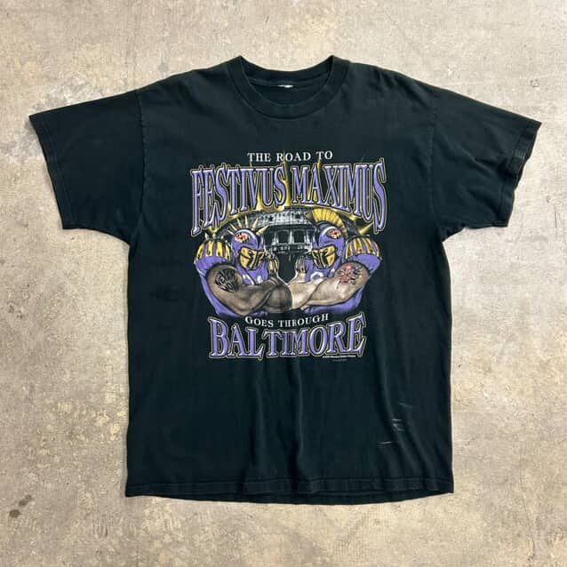 NFL × Vintage Vintage Baltimore Ravens Tee Size US XL / EU 56 / 4 - 1 Thumbnail