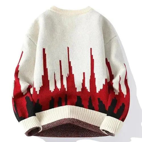 Streetwear Mens Warm Sweater Top Quality