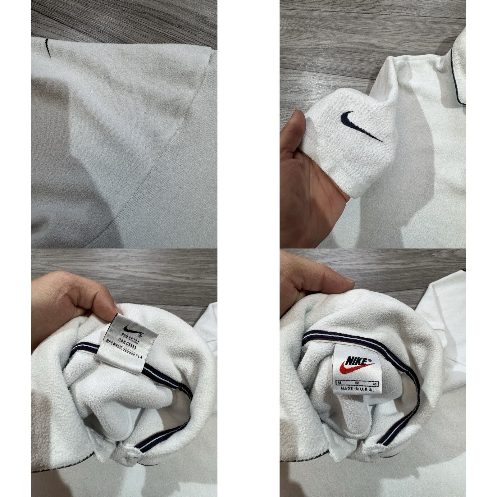 Nike Nike Tennis Shirt Jersey Polo Mens L White Challenge Court, Andre Agassi, Activewear Size US L / EU 52-54 / 3 - 8 Thumbnail