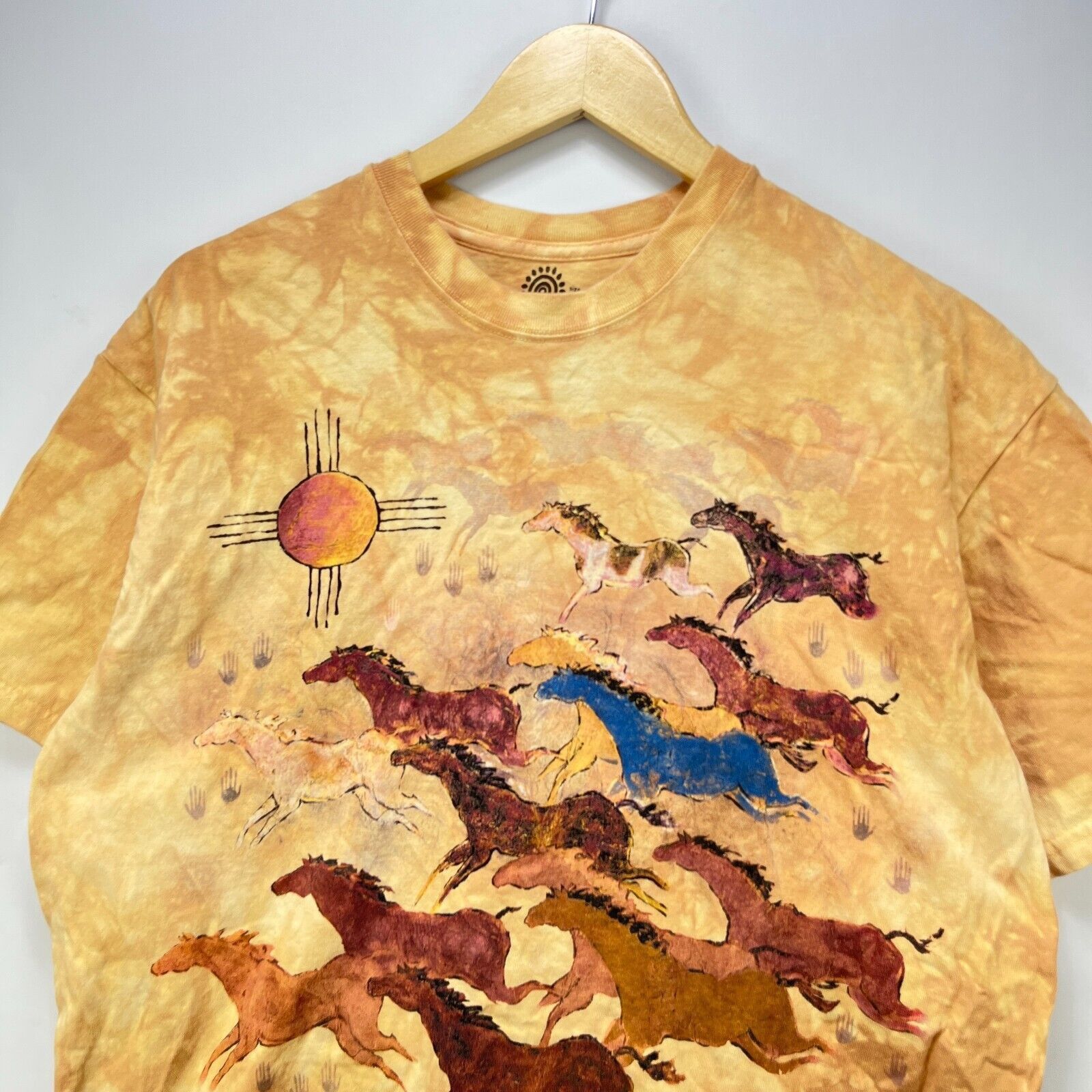 The Mountain × Vintage Vintage Y2K The Mountain Horse Animal Nature Art shirt Large Size US L / EU 52-54 / 3 - 2 Thumbnail