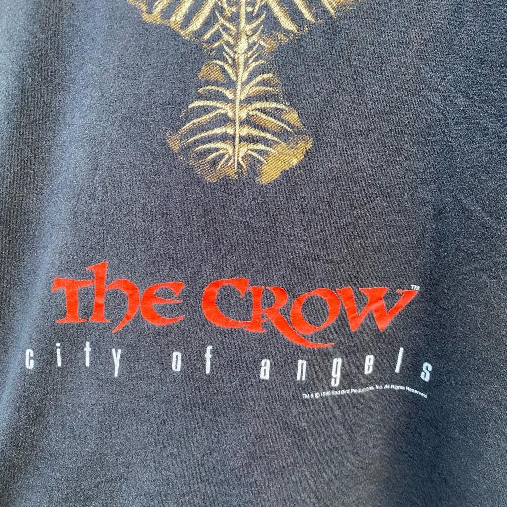 Vintage Vintage Faded 90s The Crow City Of Angles Movie Tee Size US L / EU 52-54 / 3 - 3 Thumbnail