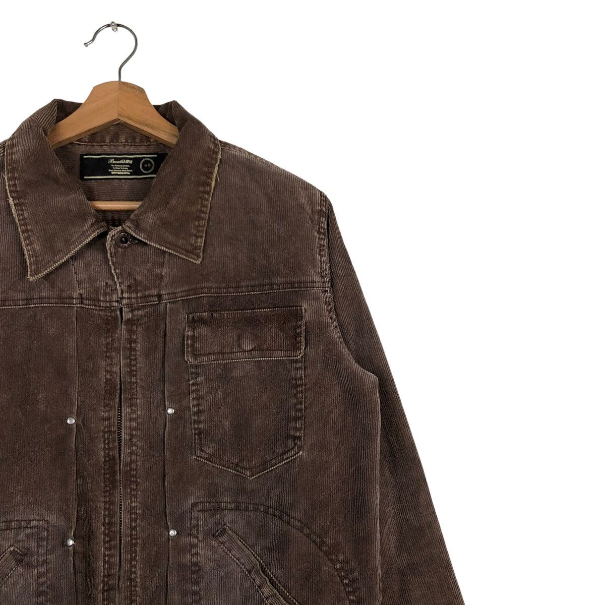 Hysteric Glamour VINTAGE TRUCKER BIKER JACKET CORDUROY BREATHMINT NUMBERNINE Size US M / EU 48-50 / 2 - 6 Thumbnail