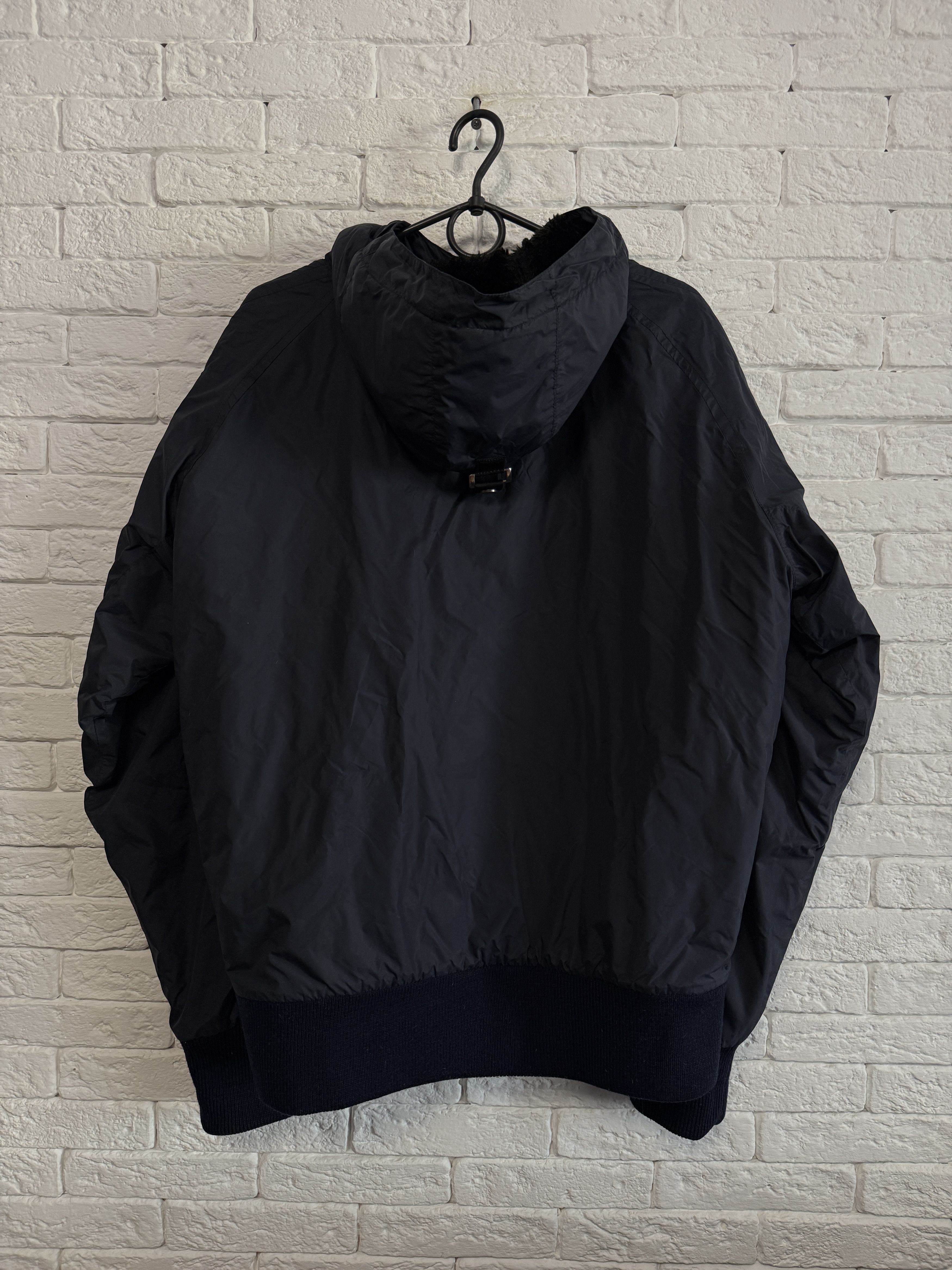 Hugo Boss Hugo Boss Bomber Fur Hood Y2K Rare Sz L Size US L / EU 52-54 / 3 - 8 Thumbnail