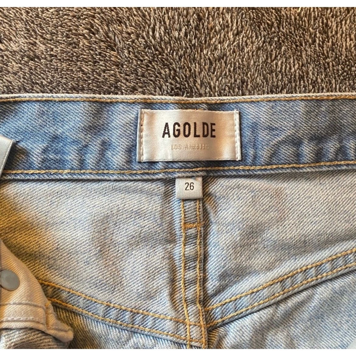 Agolde AGOLDE Los Angeles Blue Distressed Jeans ( 26 ) Size 26" / US 2 / IT 38 - 4 Thumbnail