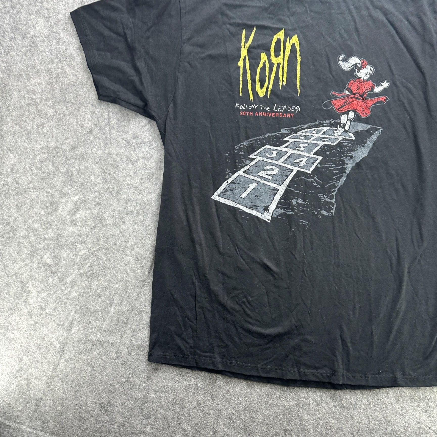 Vintage Korn Shirt Mens Large Black Follow The Leader 20th Anniversary Band Tee Graphic Size US L / EU 52-54 / 3 - 3 Thumbnail