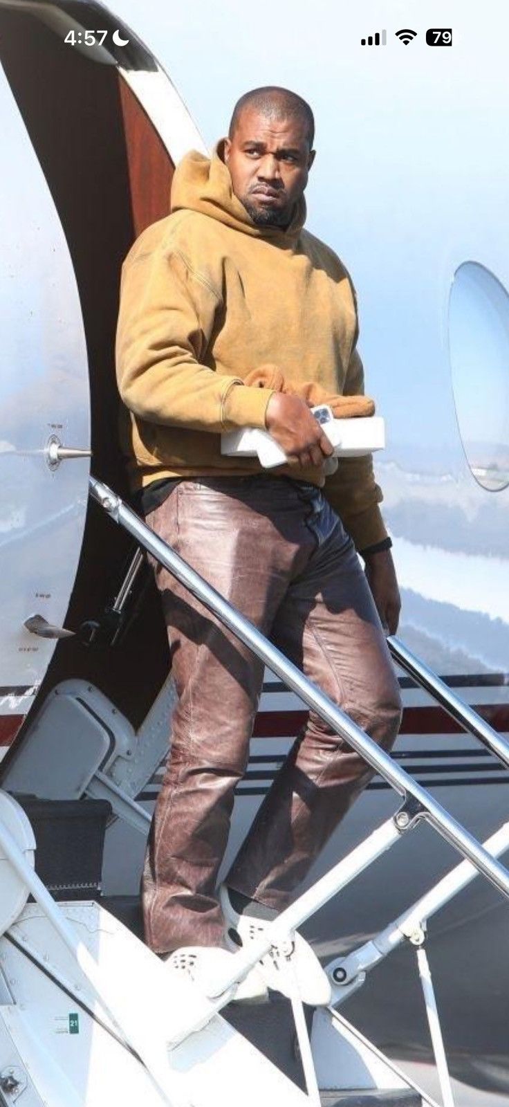 Gap × Yeezy Gap vintage leather pants Size US 38 / EU 54 - 14 Thumbnail
